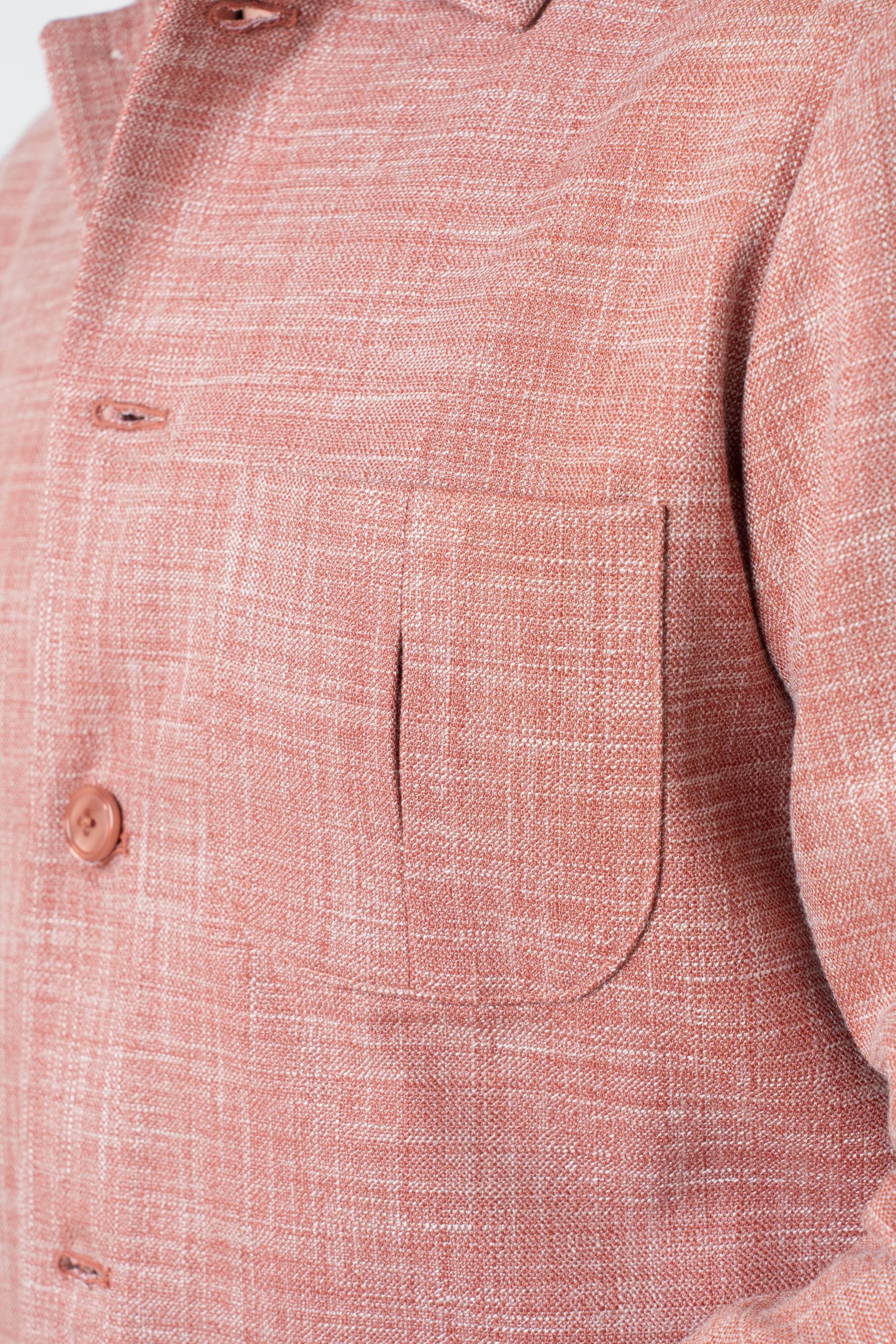 Giubbinetto Over con Spalla Arricciata Aragosta