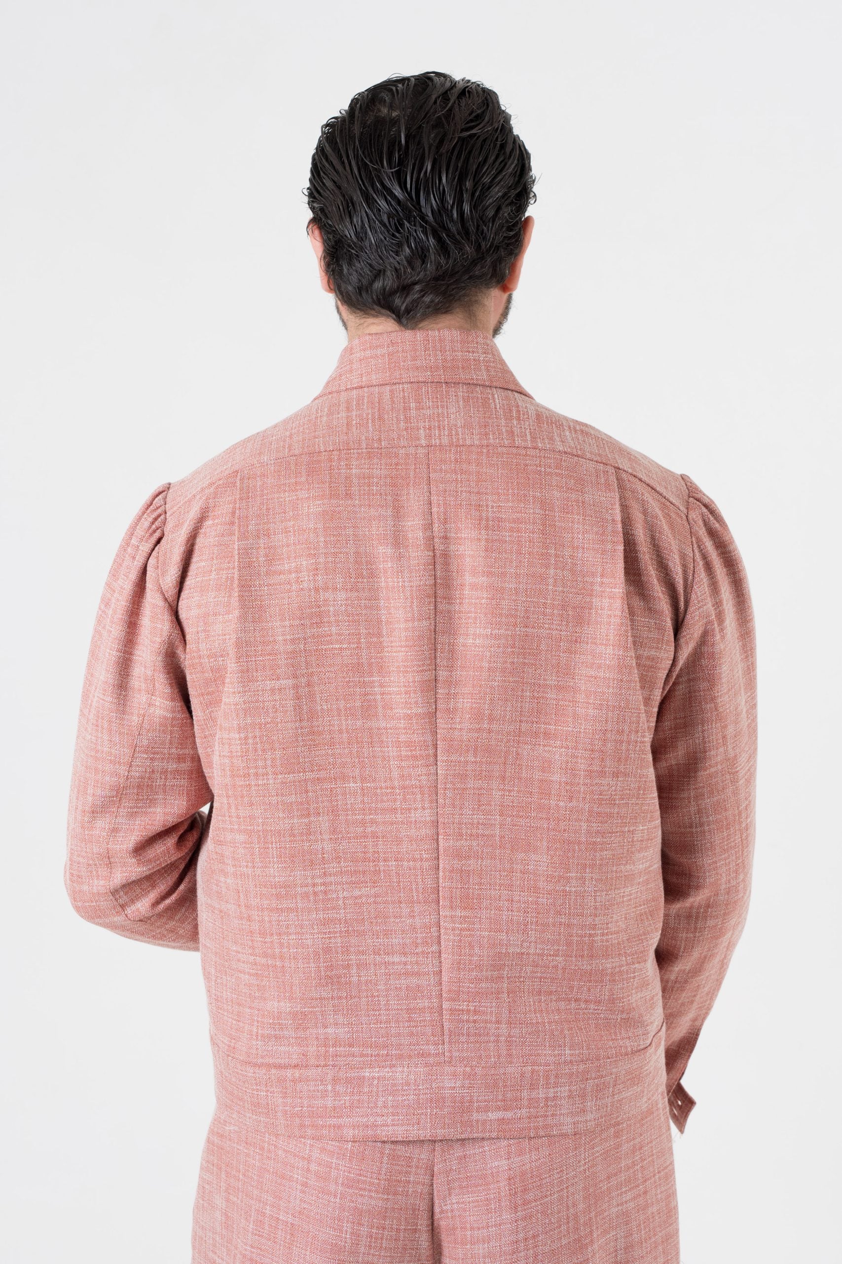 Giubbinetto Over con Spalla Arricciata Aragosta