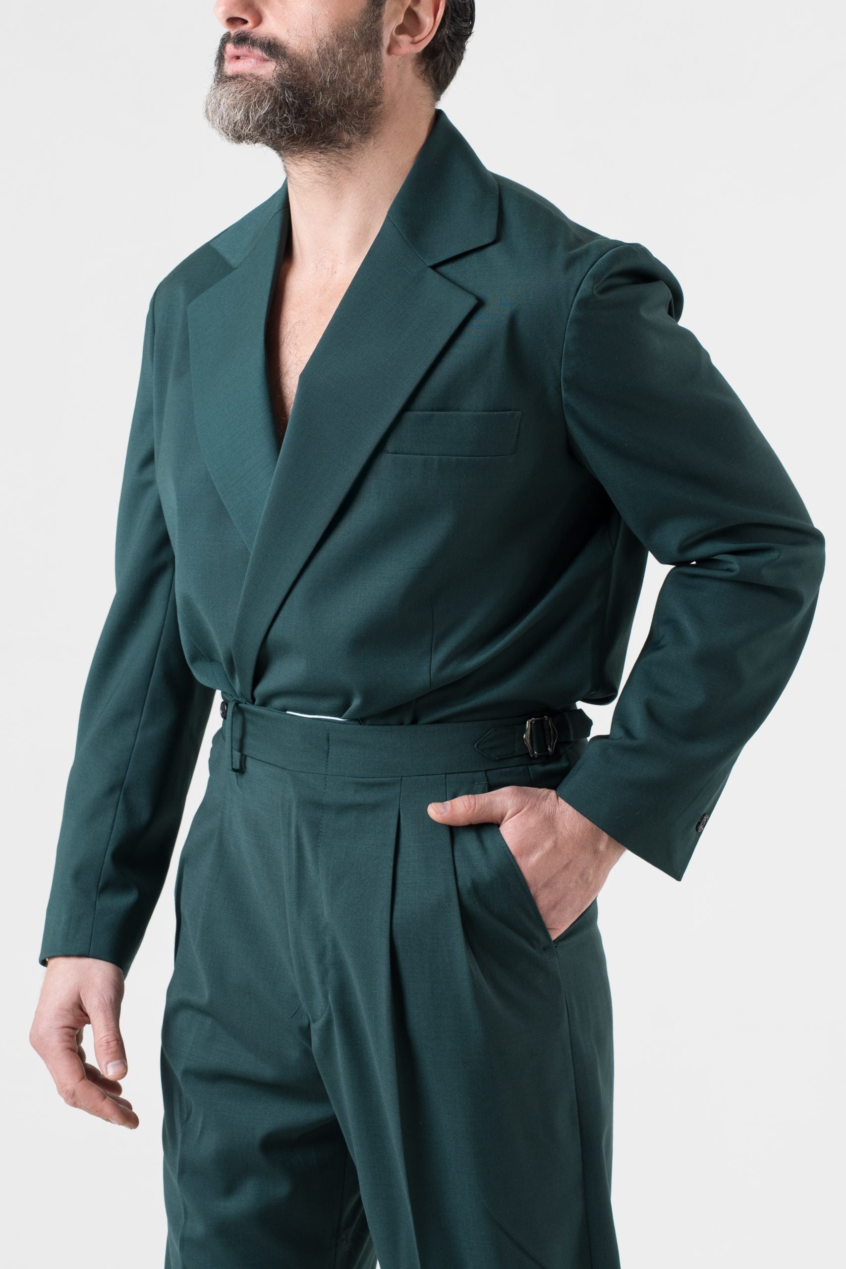 Abito Camicia Verde Smeraldo Miami