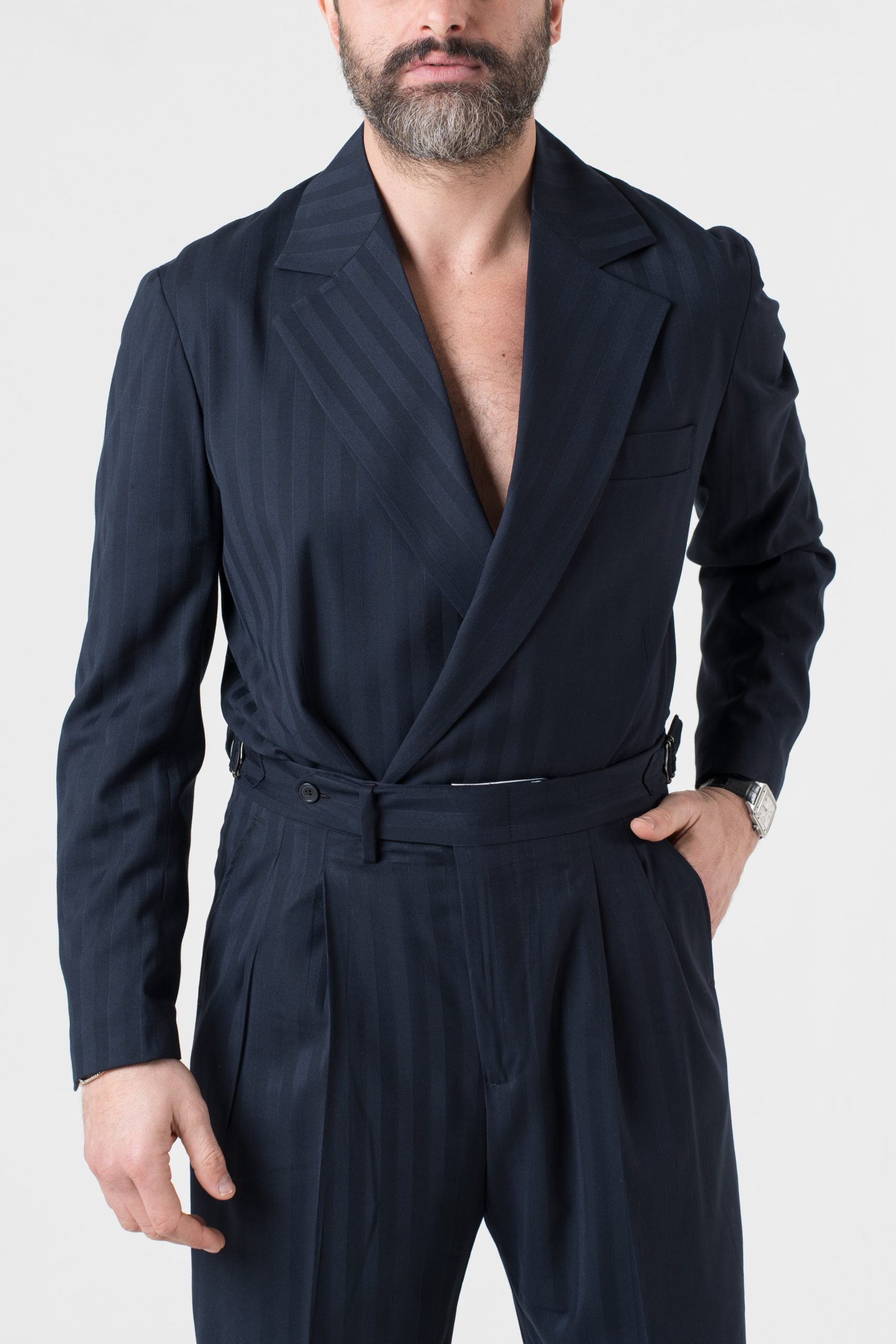 Abito Camicia Solaro Riga Larga Blu Kyoto