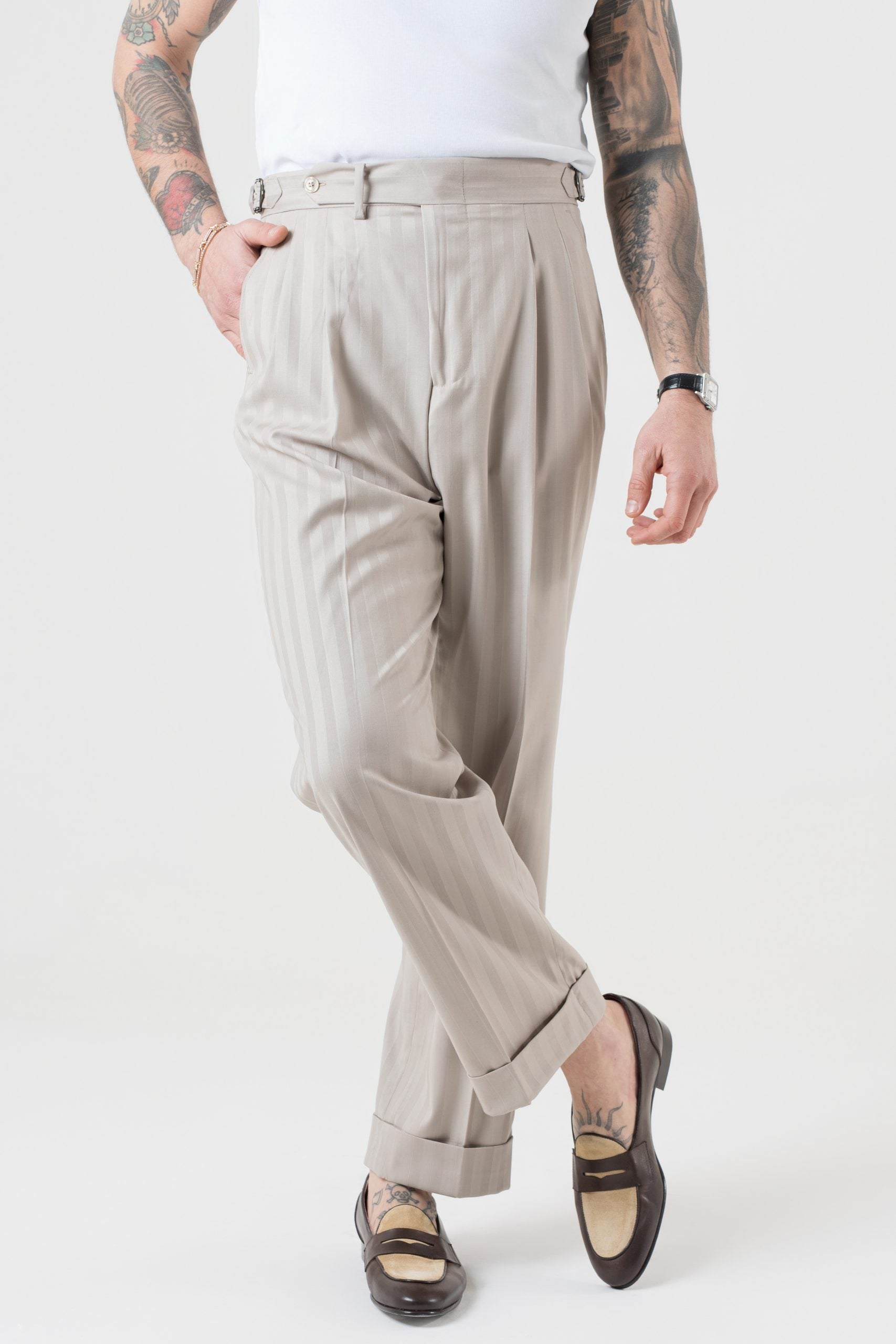 Abito Camicia Solaro Riga Larga Beige Bangkok