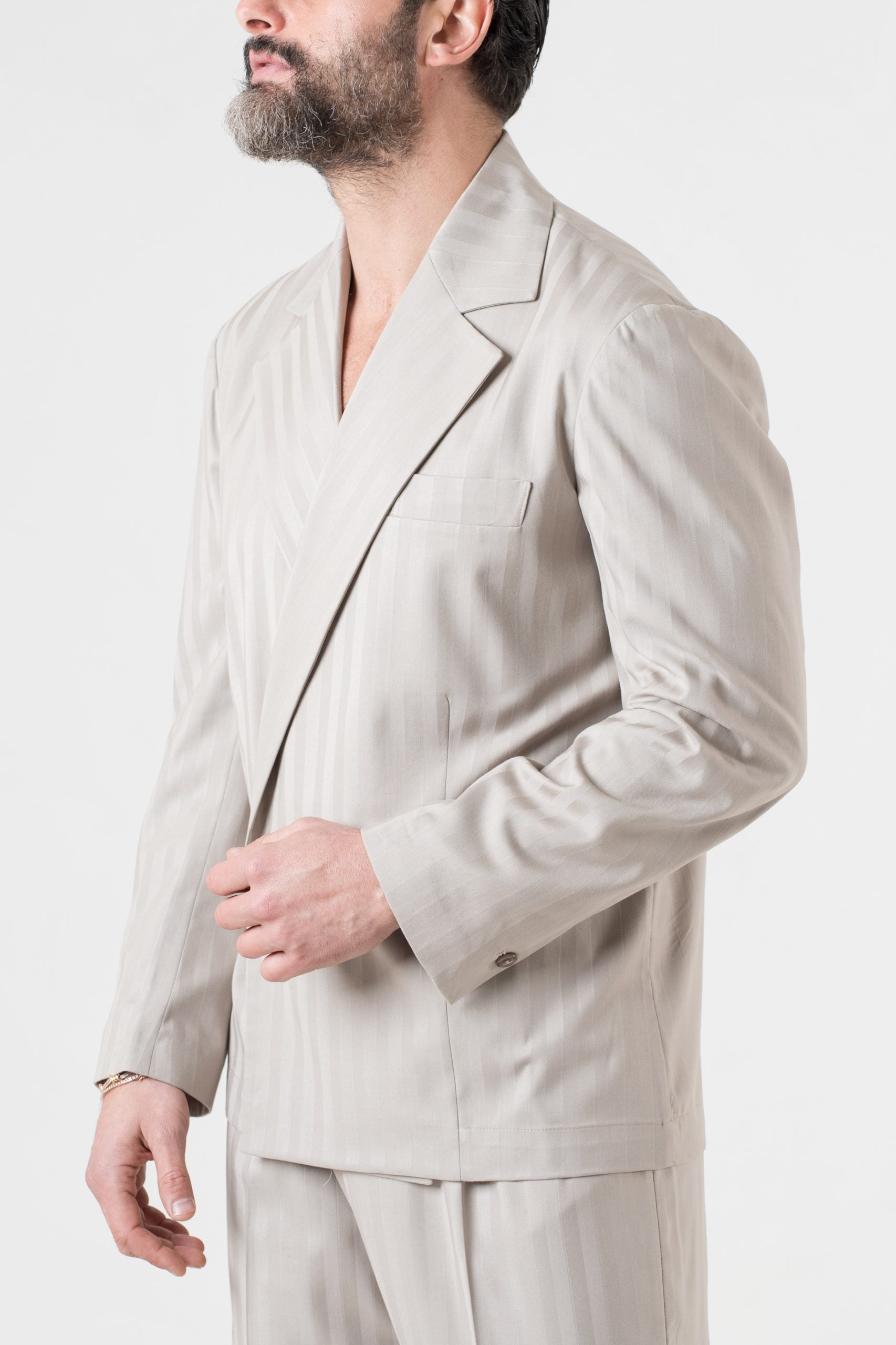 Abito Camicia Solaro Riga Larga Beige Bangkok