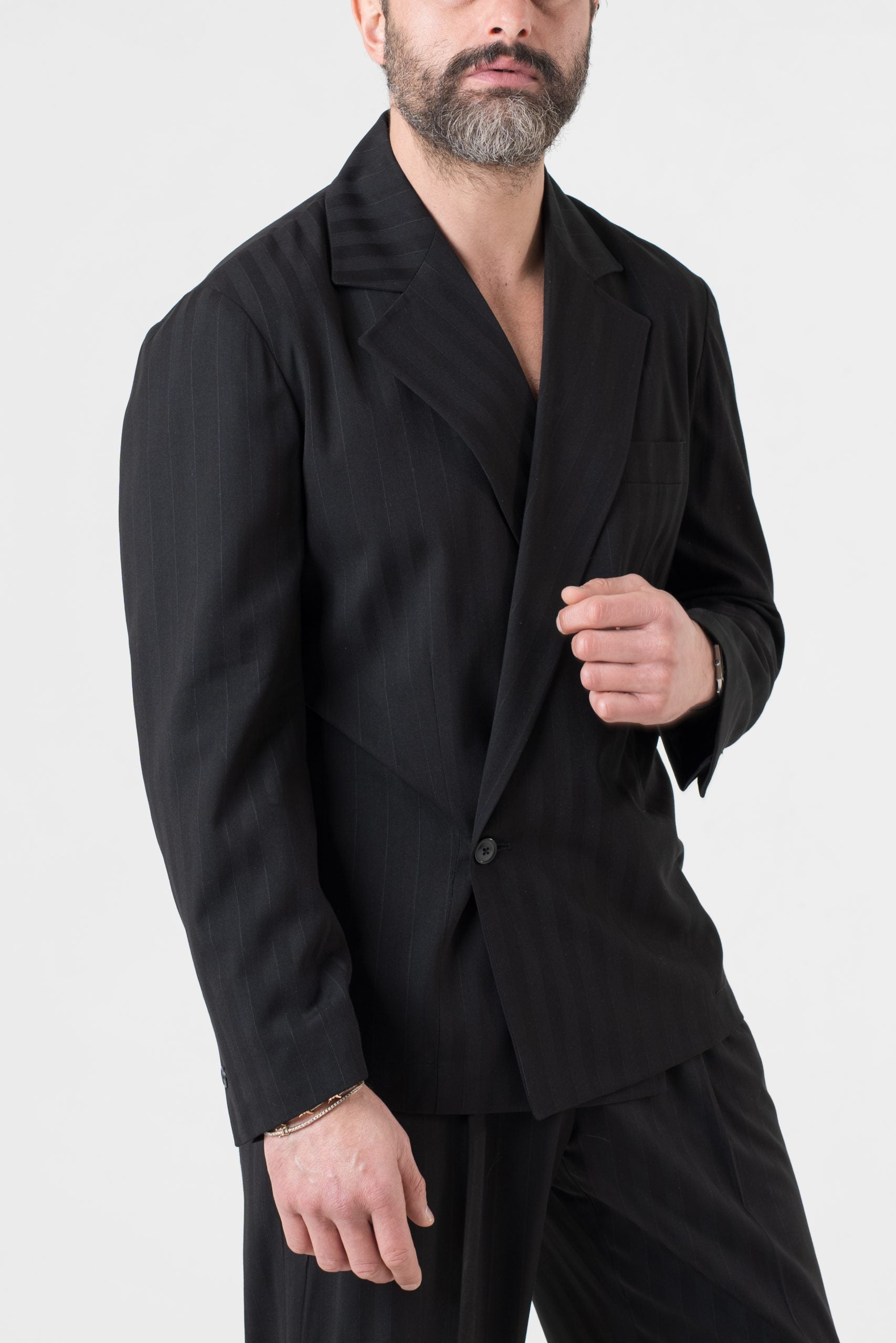 Abito Camicia Solaro Riga Larga Nero Osaka