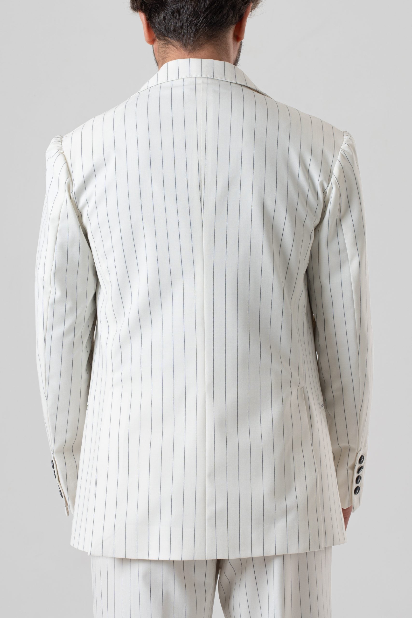 Giacca Jocket Panna Riga Blu Riviera