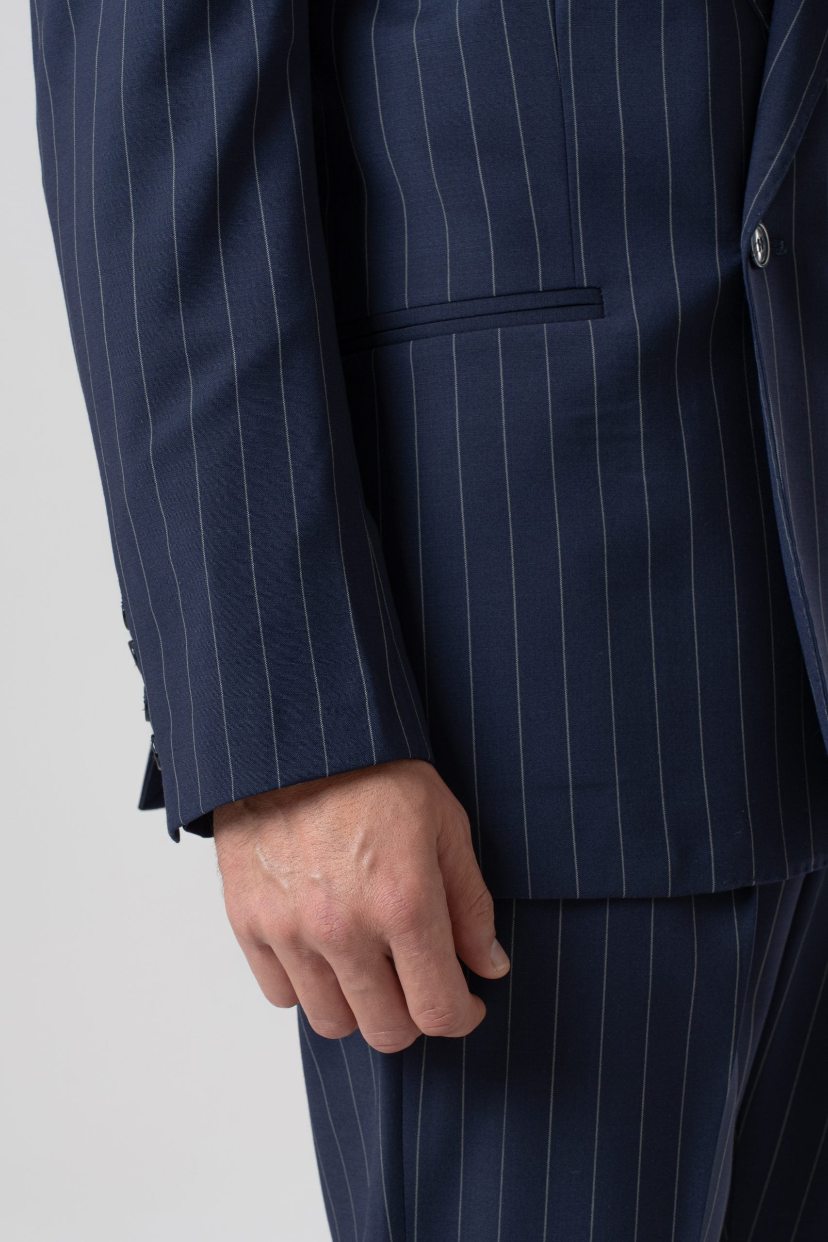 Chaqueta deportiva Riva a rayas azules y verdes