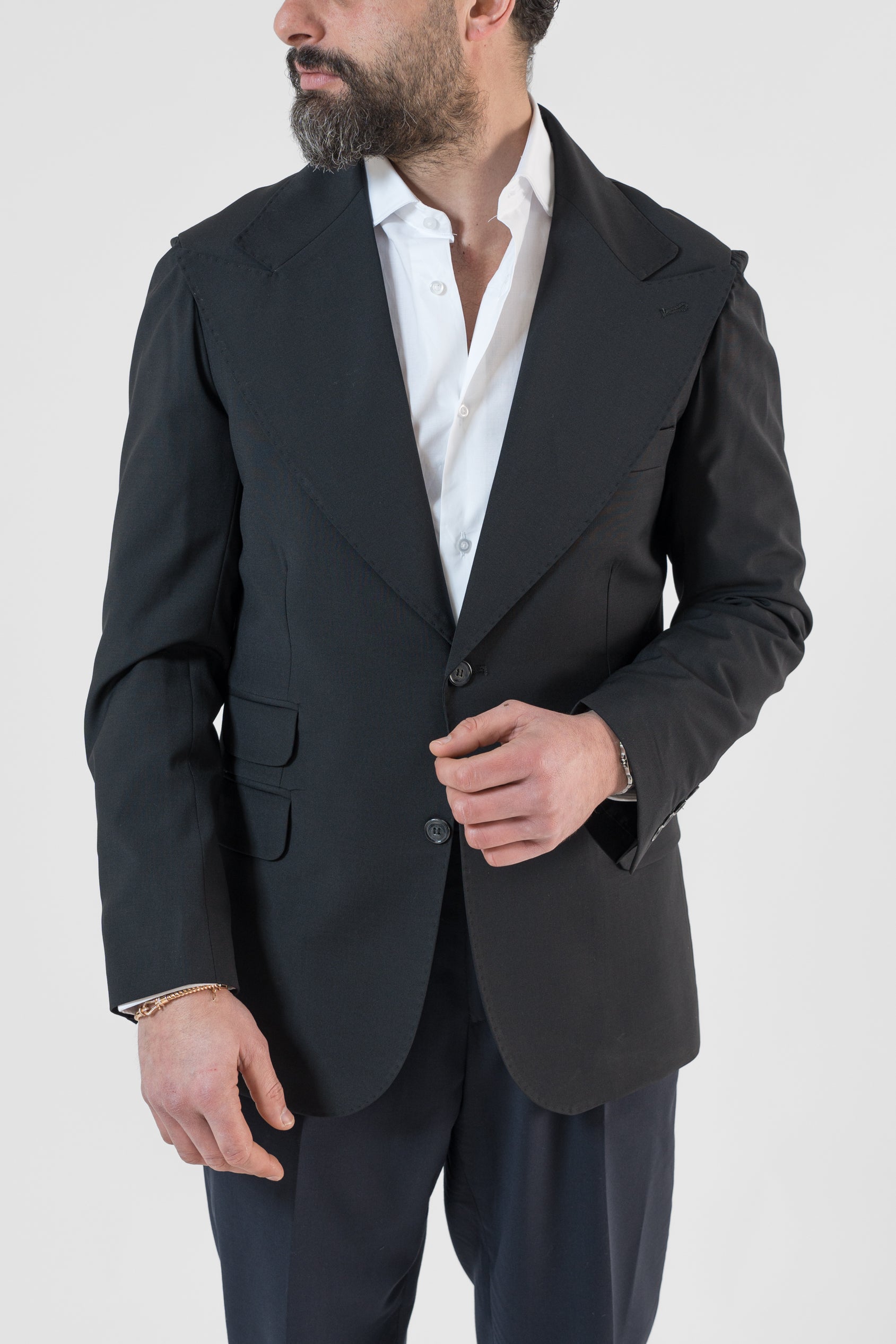 Giacca Monopetto Nero Milano