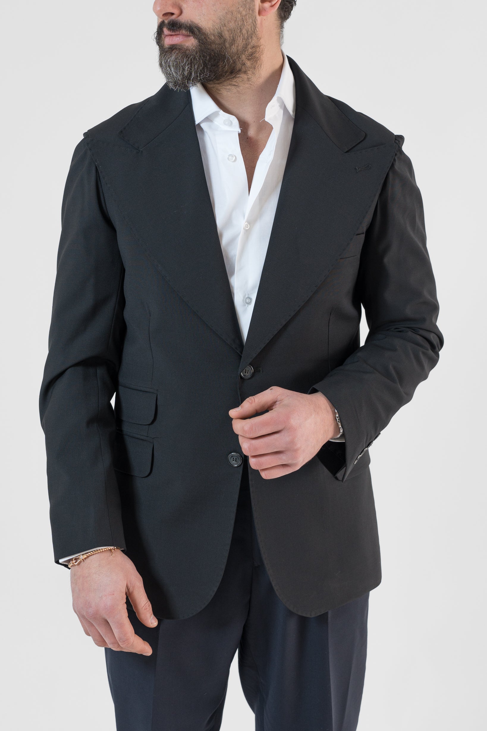 Giacca Monopetto Nero Milano