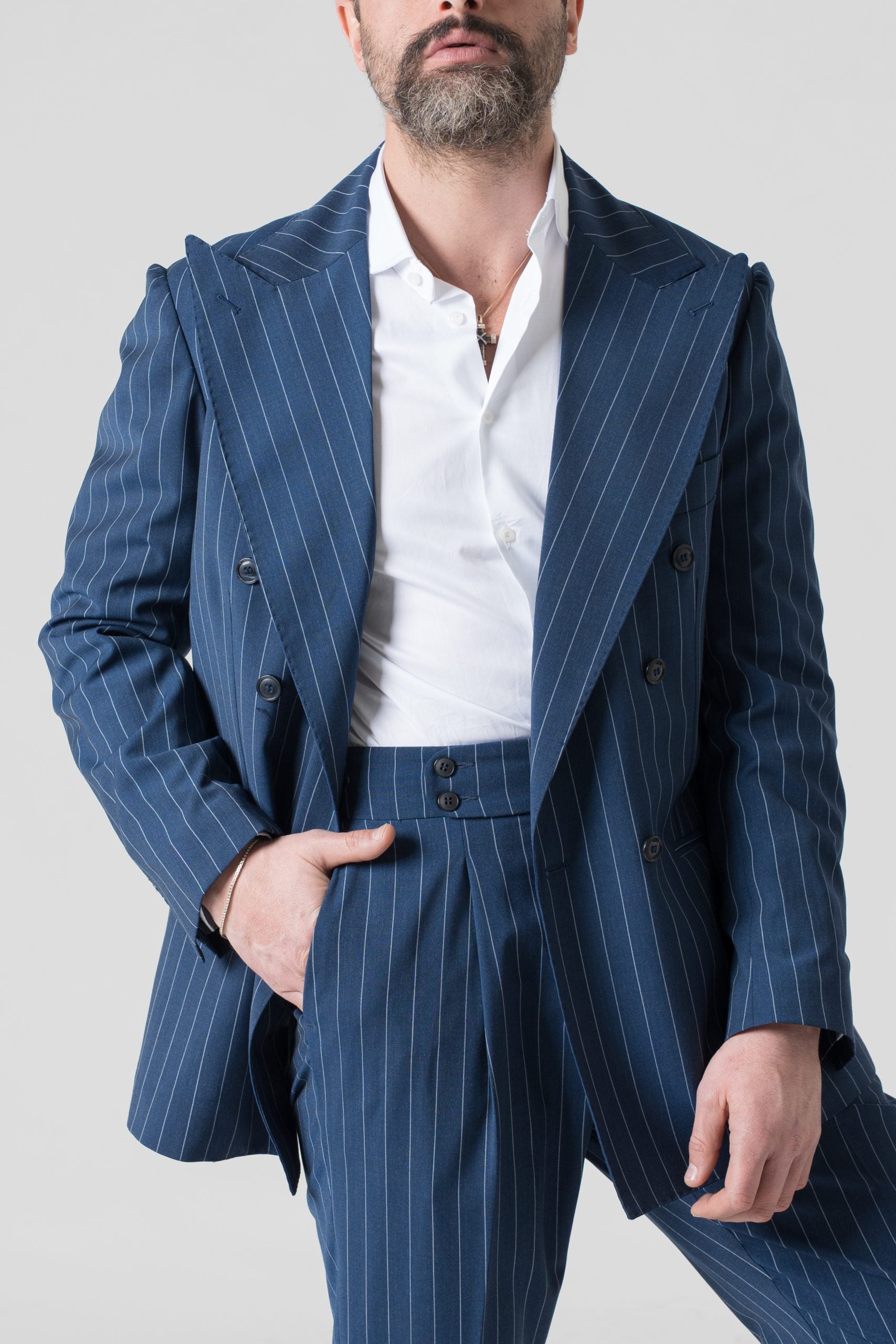 Giacca Jocket Gessato Royal Forte dei Marmi