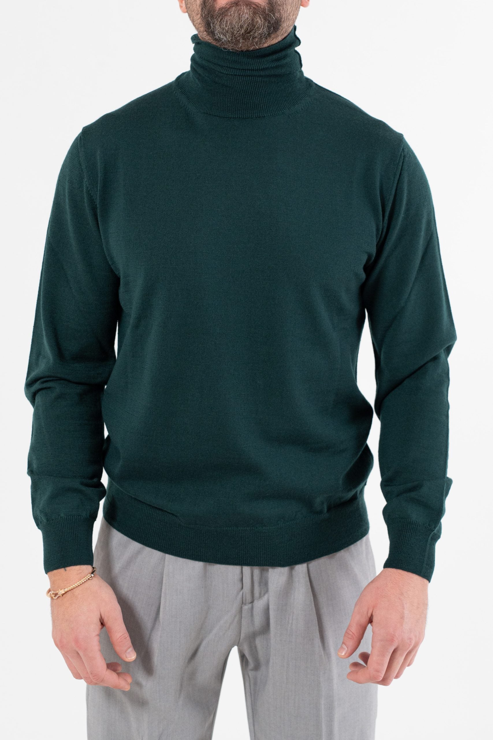 Dolcevita 100% Lana Merinos Verde