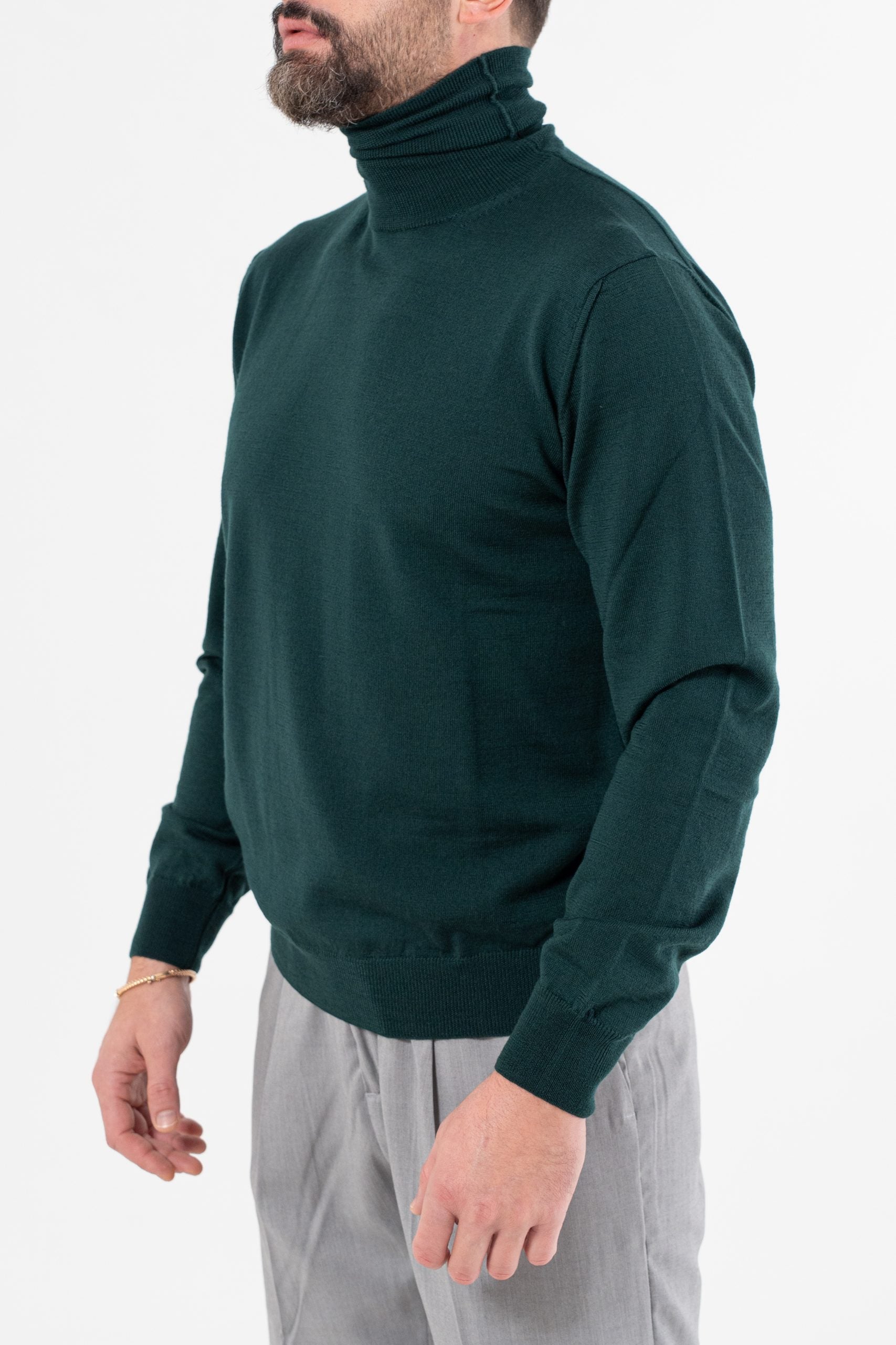 Dolcevita 100% Lana Merinos Verde