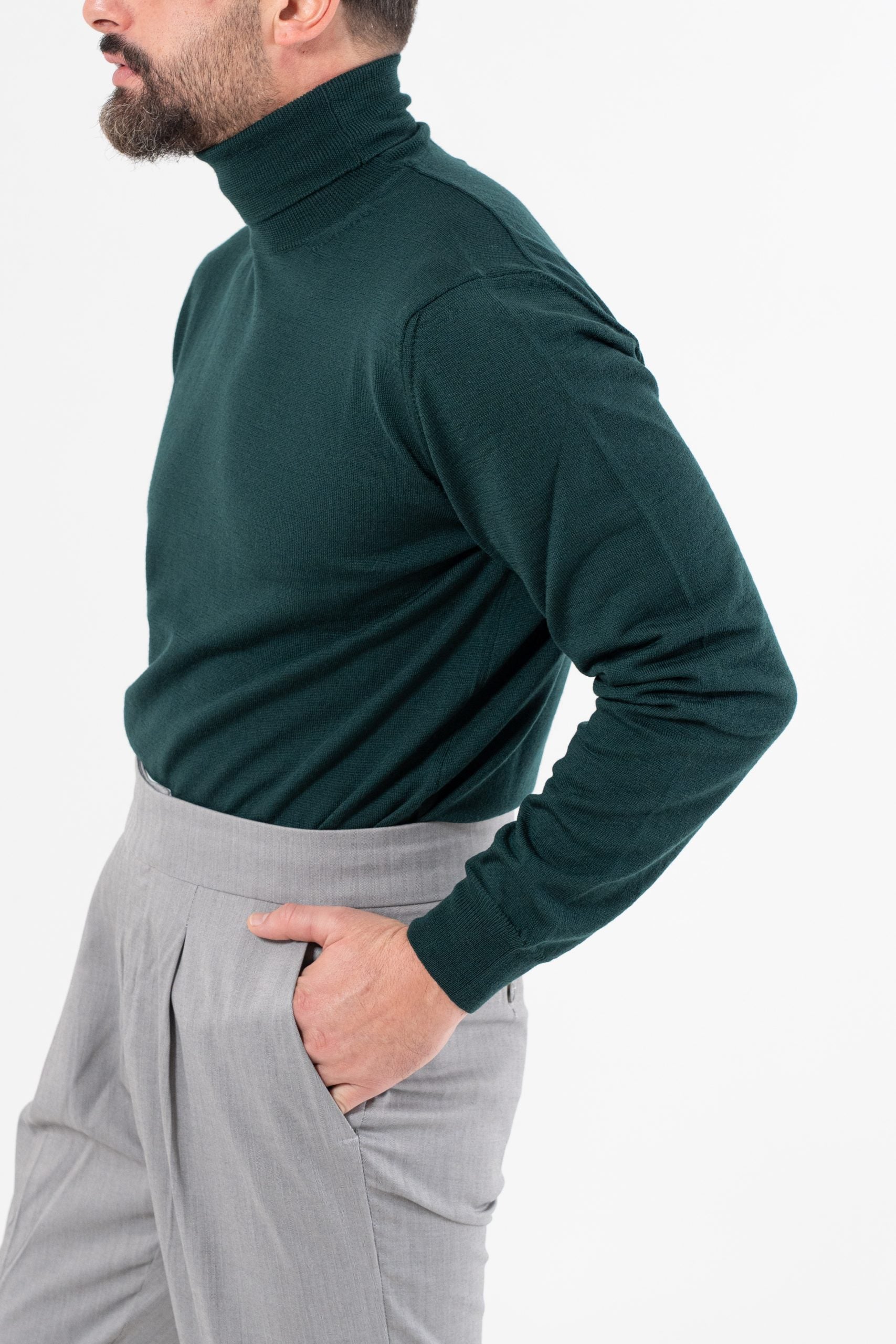 Dolcevita 100% Lana Merinos Verde