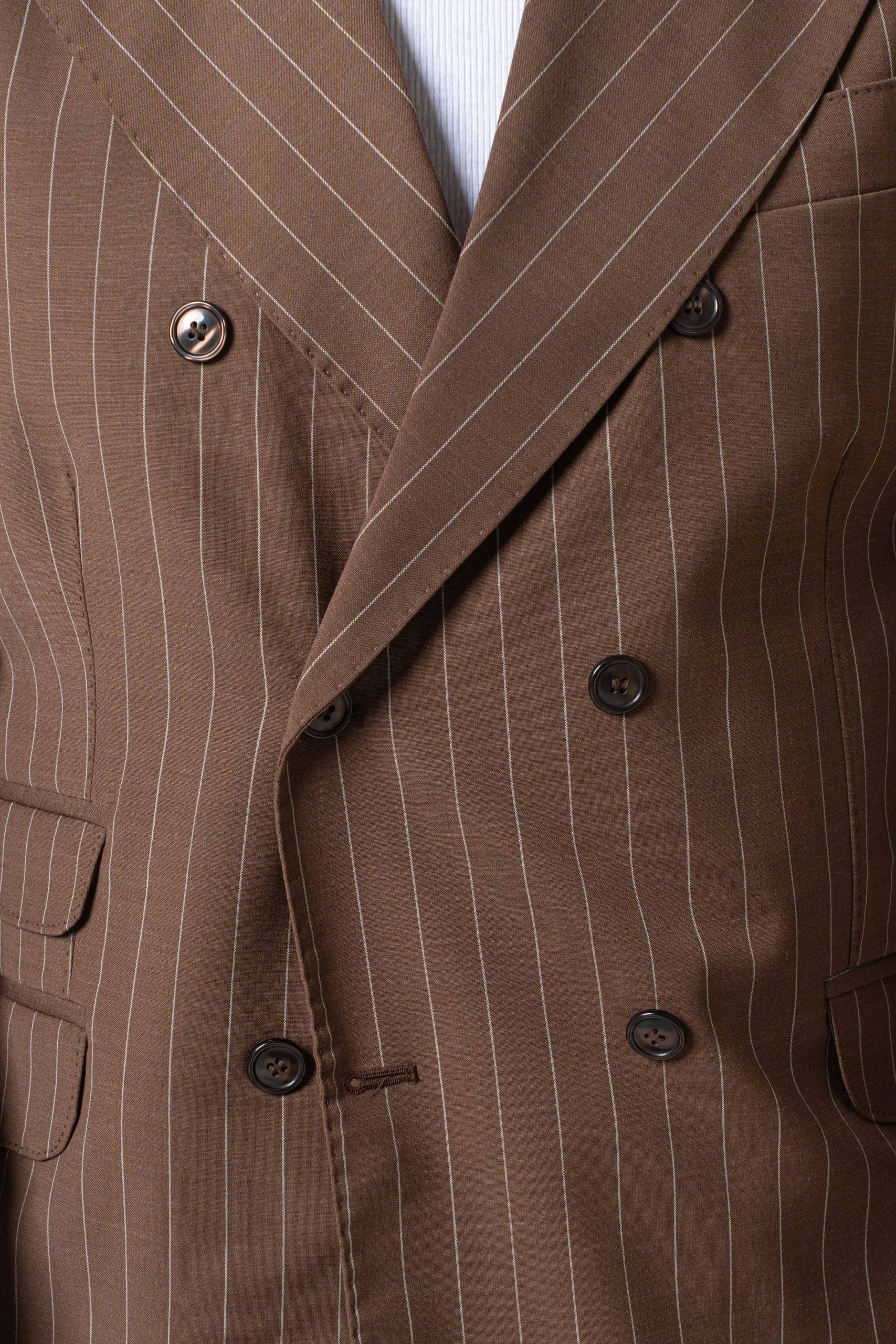 Giacca Socket Gessato Moro Portofino