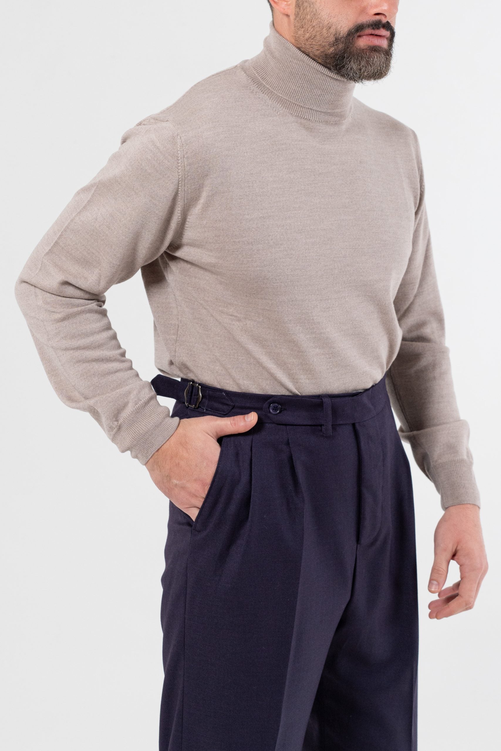 Dolcevita 100% Lana Merinos Beige