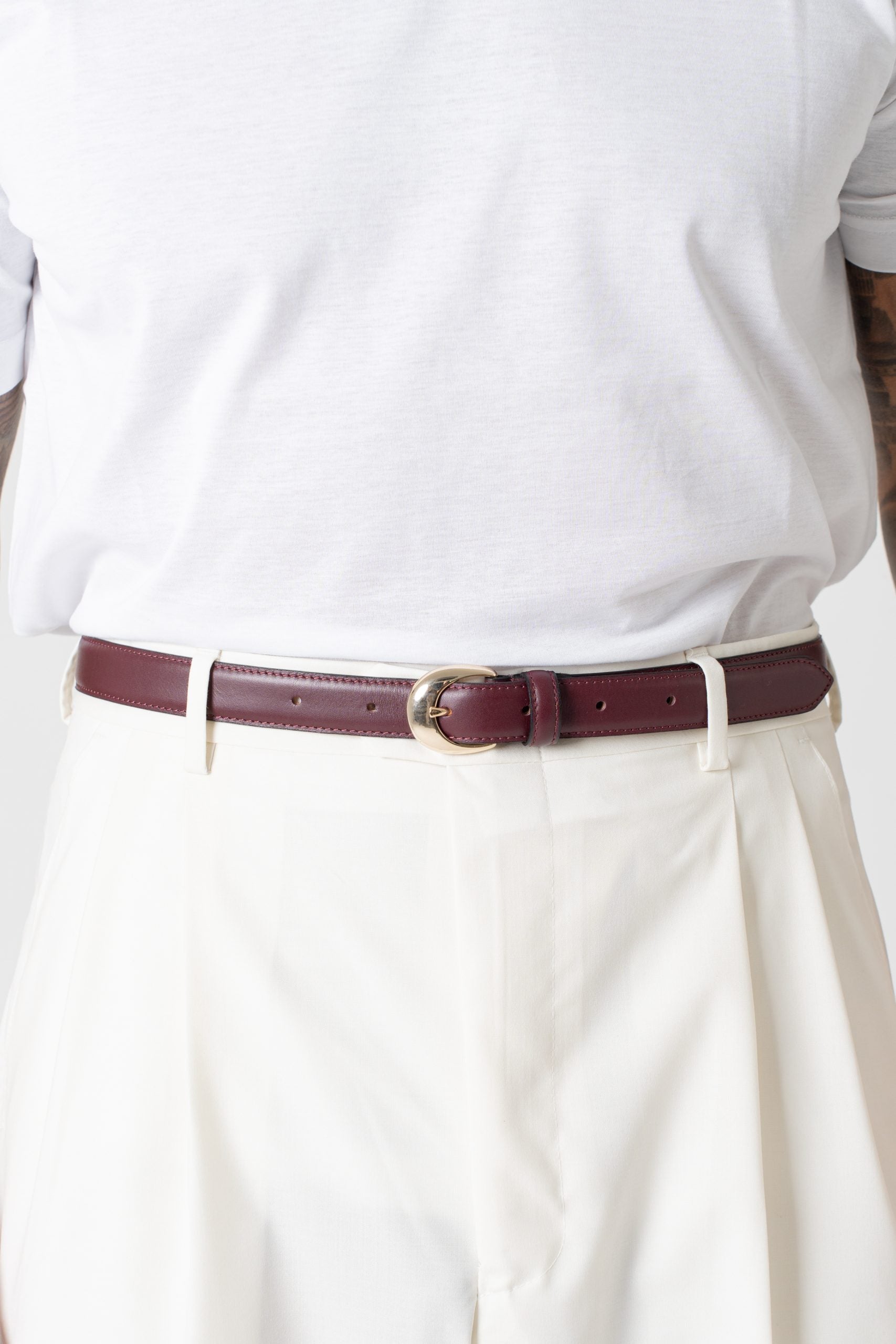 Cintura Classica in Pelle Bordò