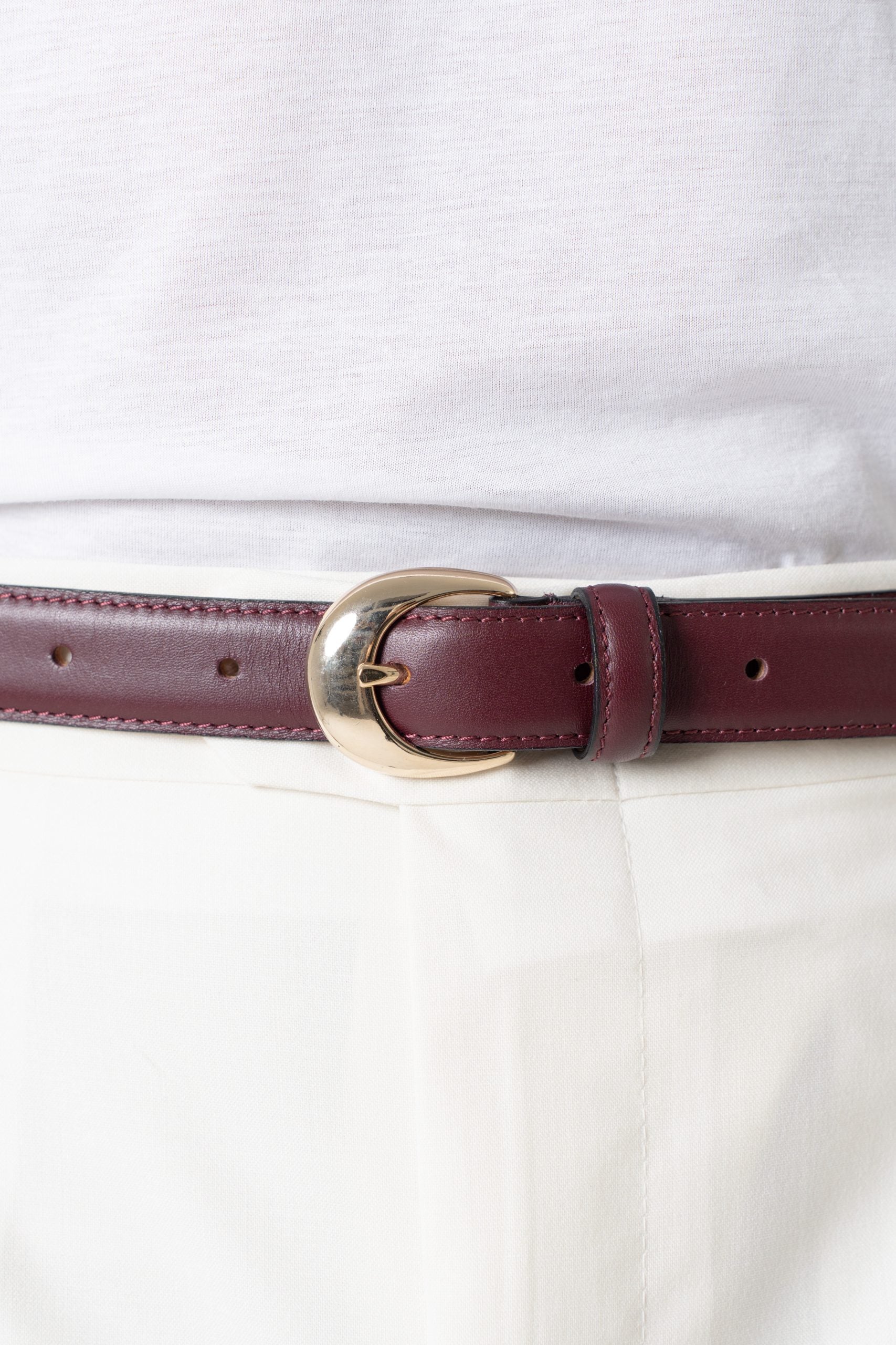 Cintura Classica in Pelle Bordò