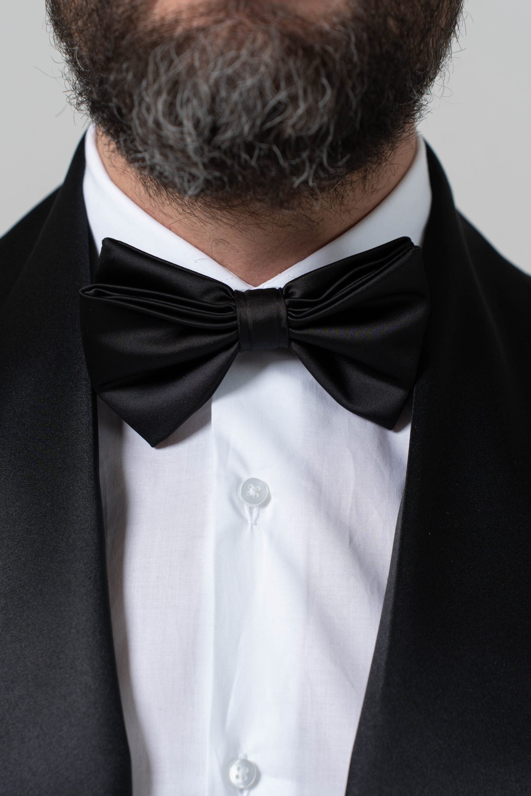 Giacca Smoking Monopetto con Rever a Scialle Nero