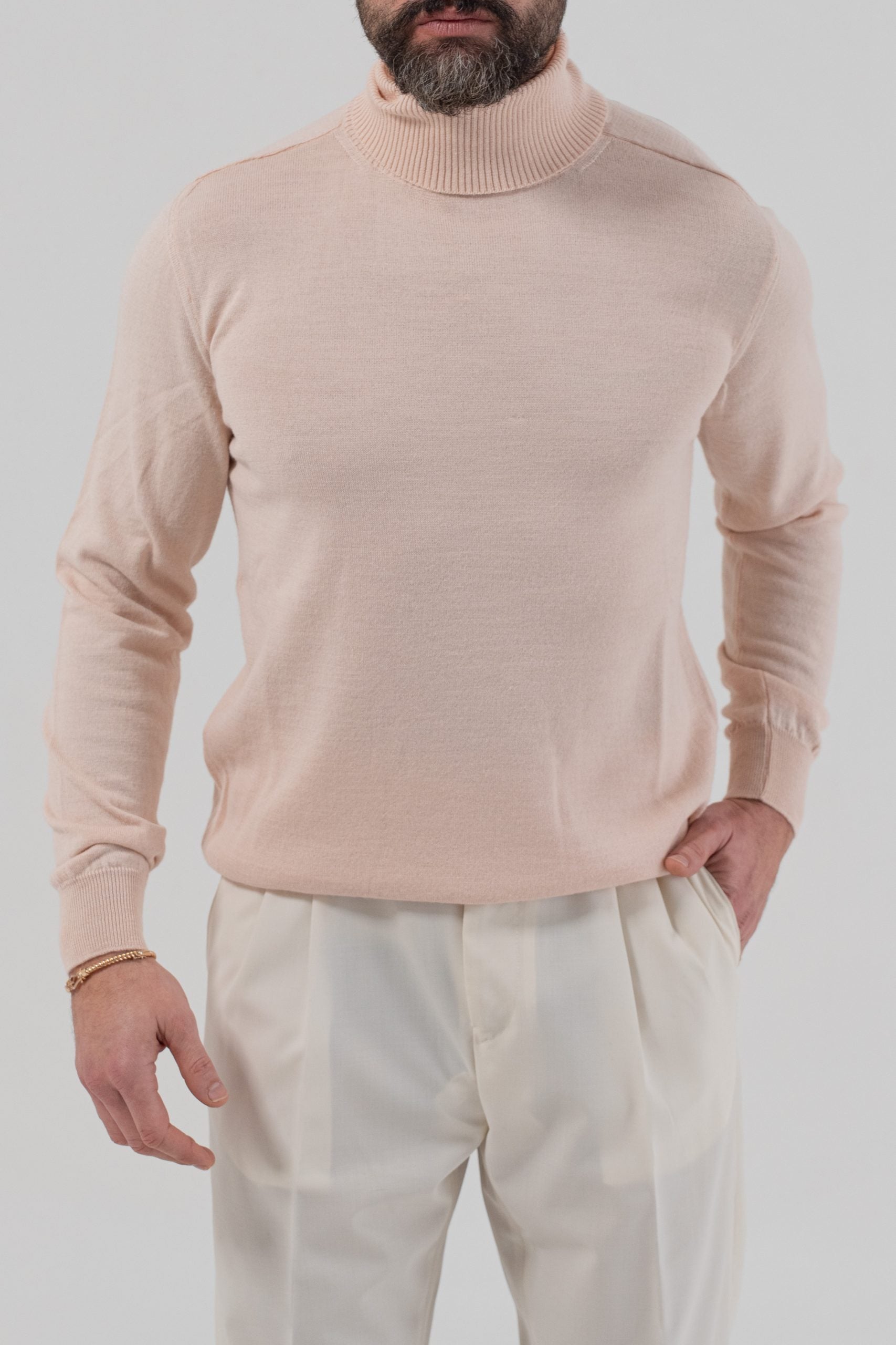 Dolcevita in Misto Lana Merinos Rosa Cipria