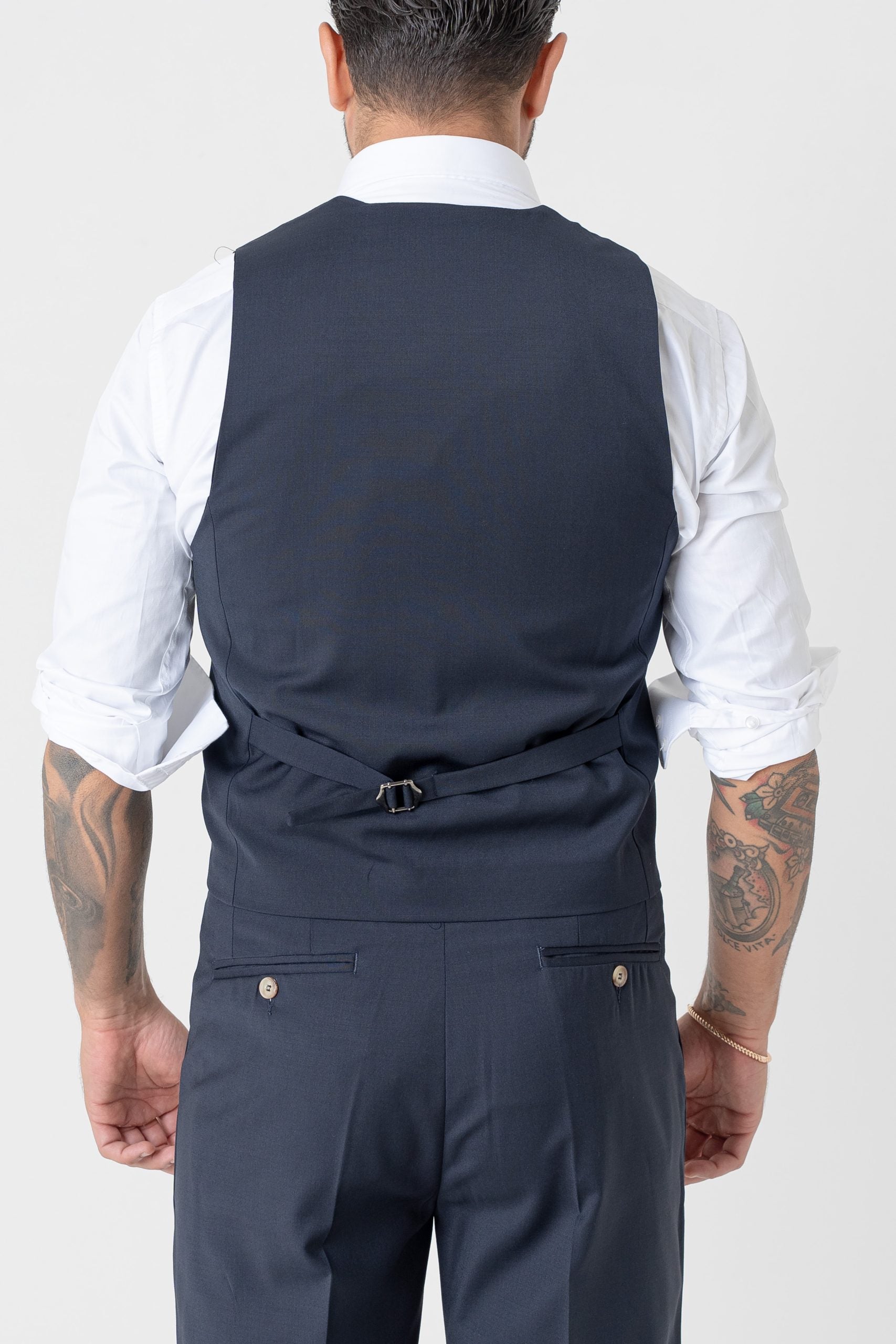 Panciotto Doppiopetto Blu Napoli