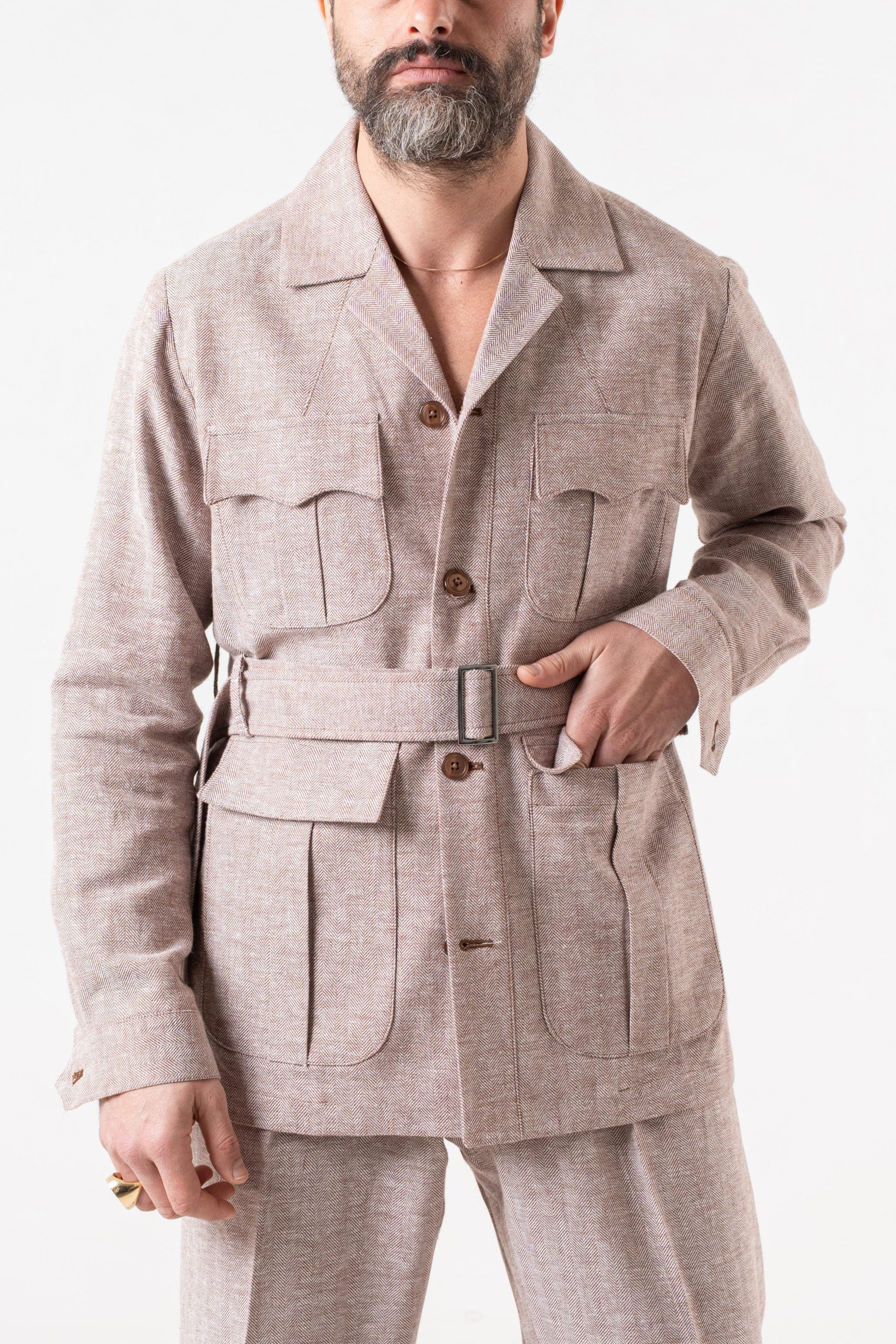 Saharan Herringbone Cocoa