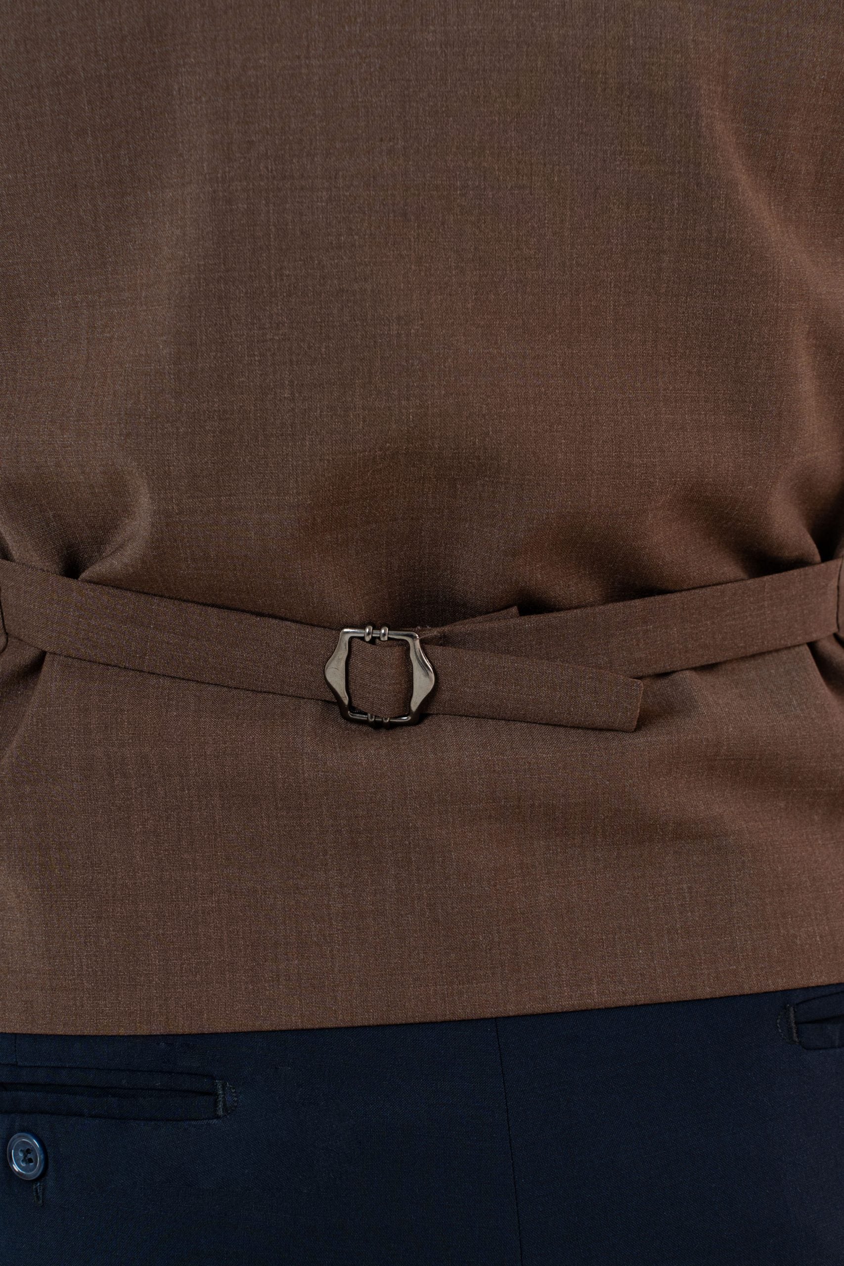 Panciotto Doppiopetto Moro Roma