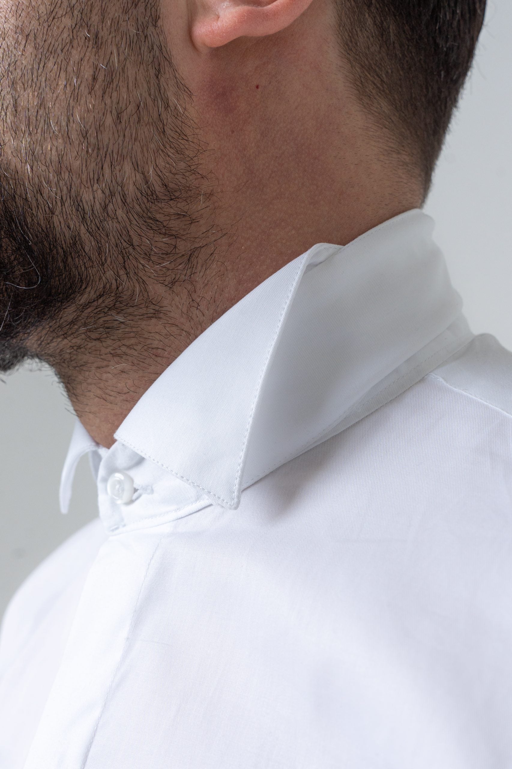 Camicia Collo Diplomatico Bianca