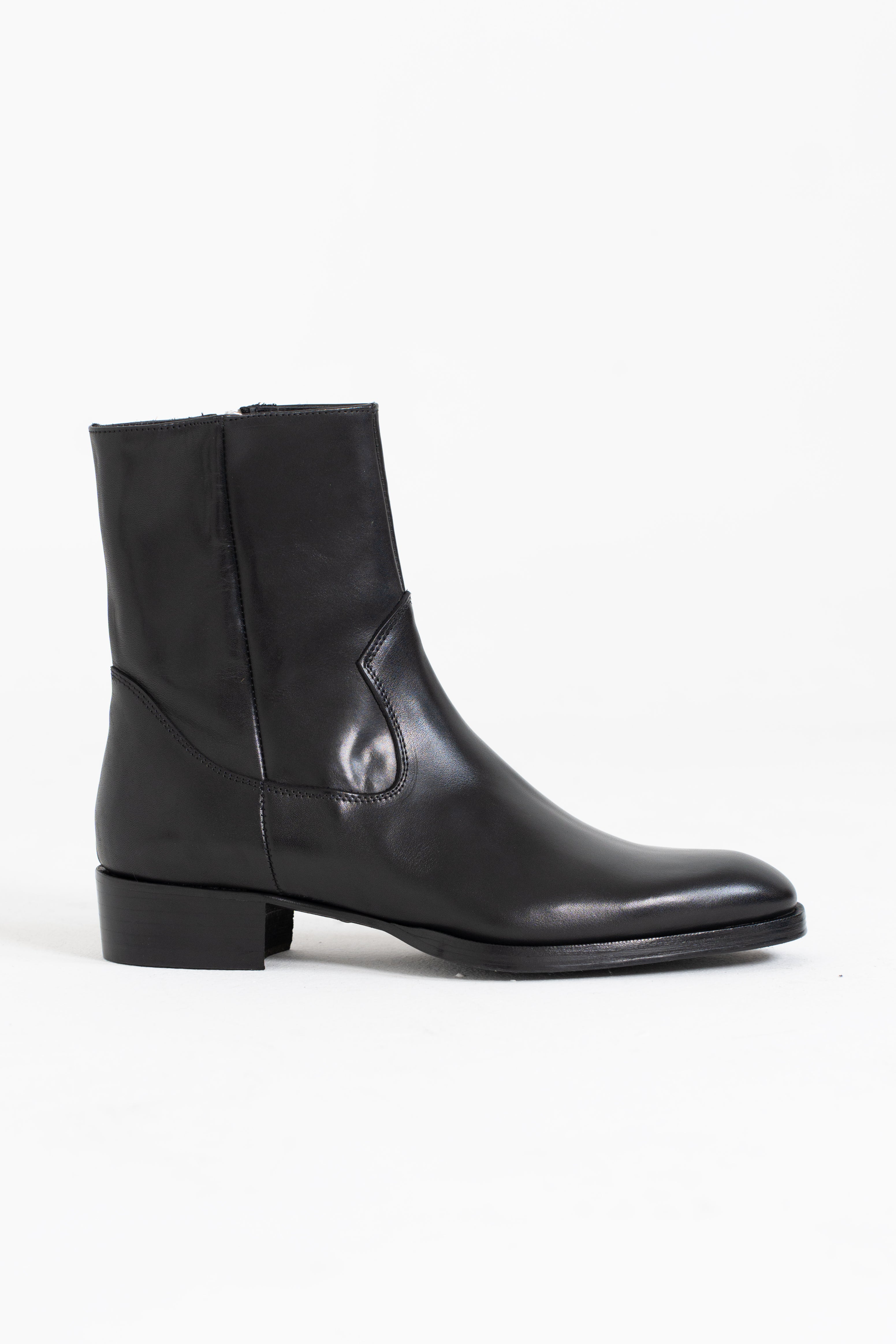 John Boots in Pelle Nero