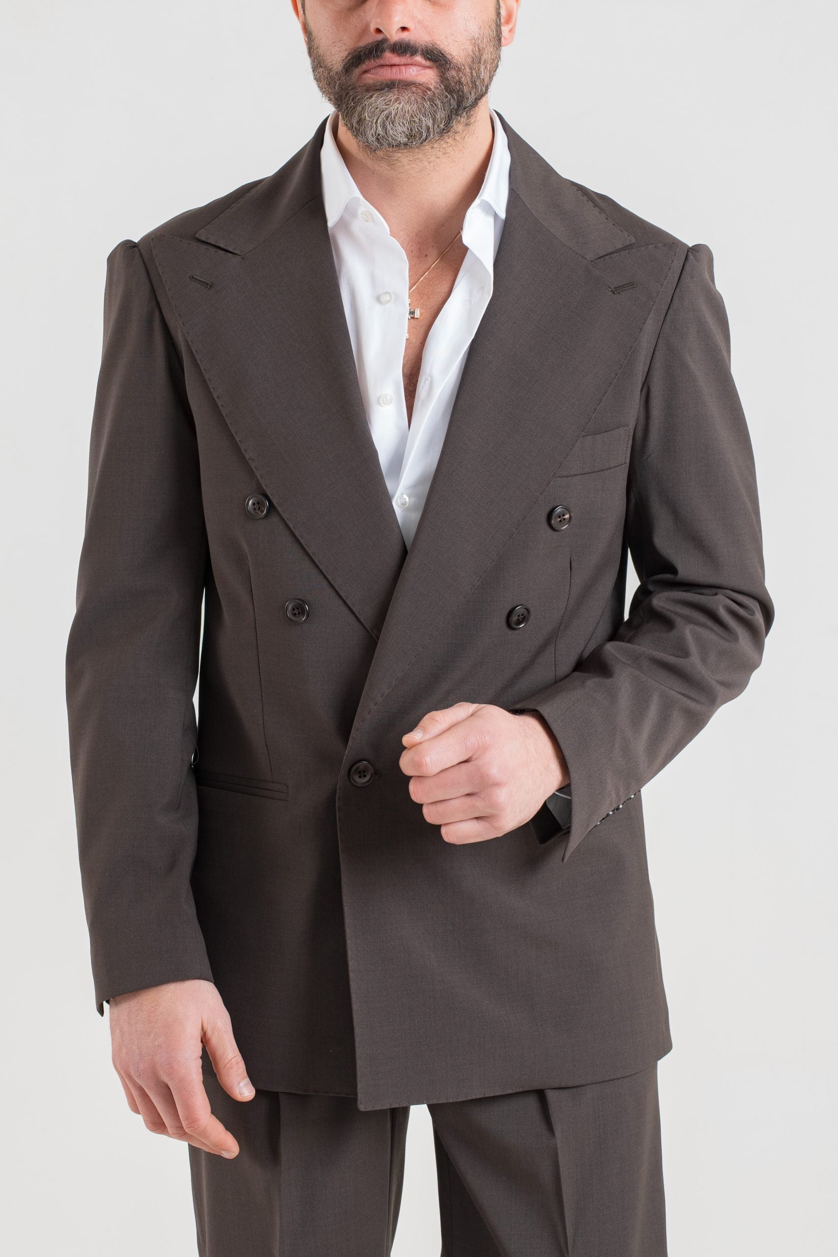 Chaqueta tipo jocket Siena marrón oscuro