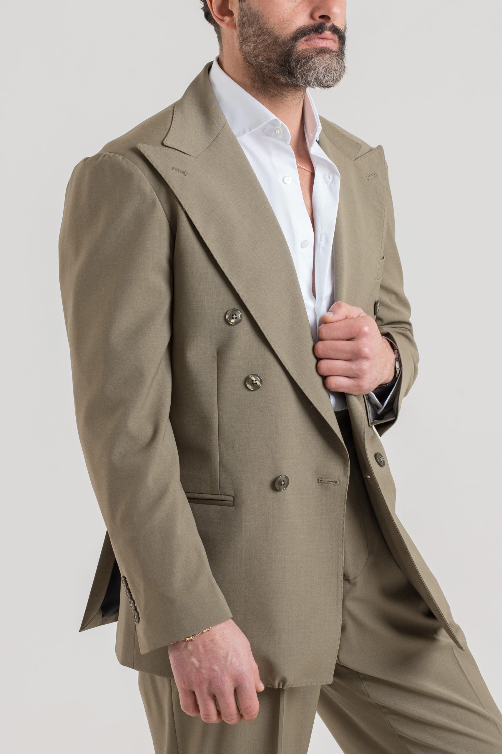 Chaqueta tipo jocket caqui de Nairobi