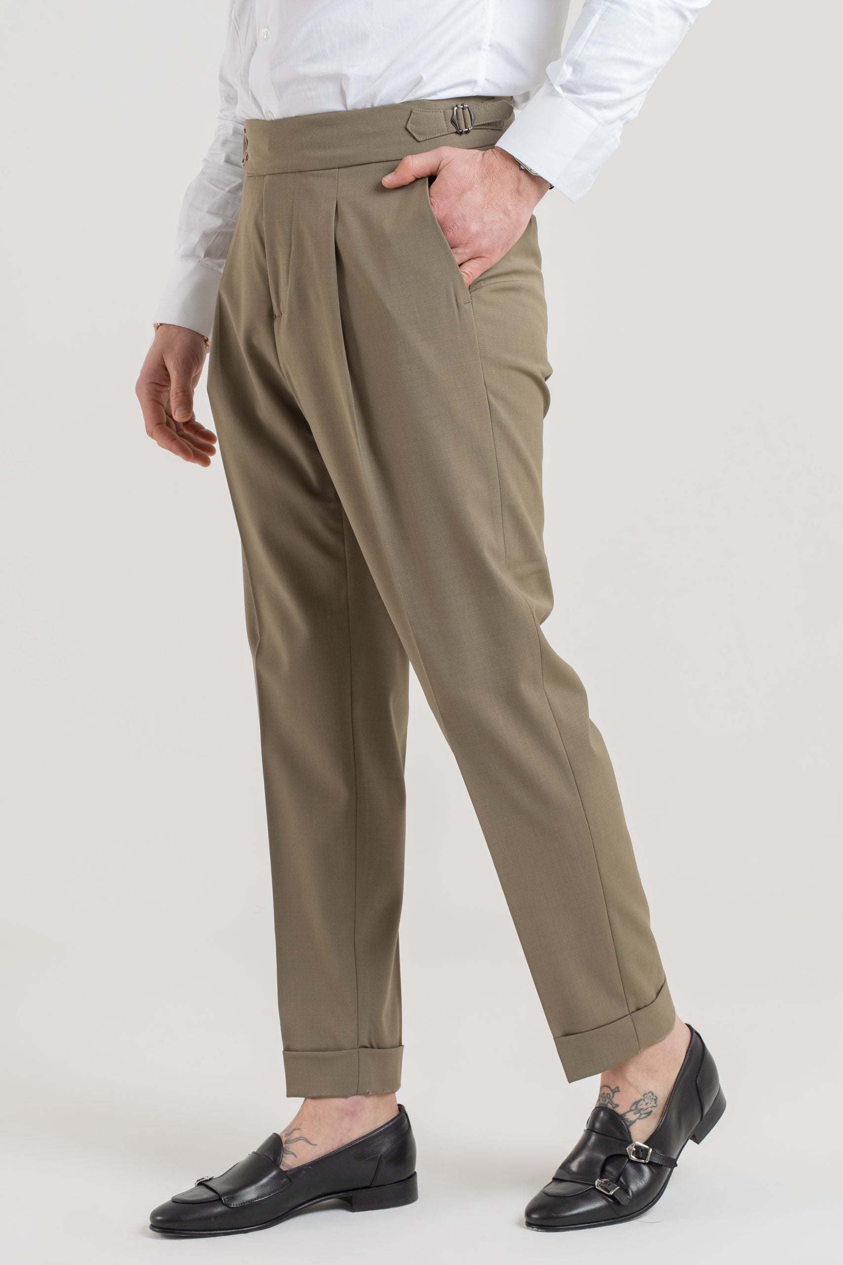 Pantalone con Bustino Tondo Kaki Nairobi