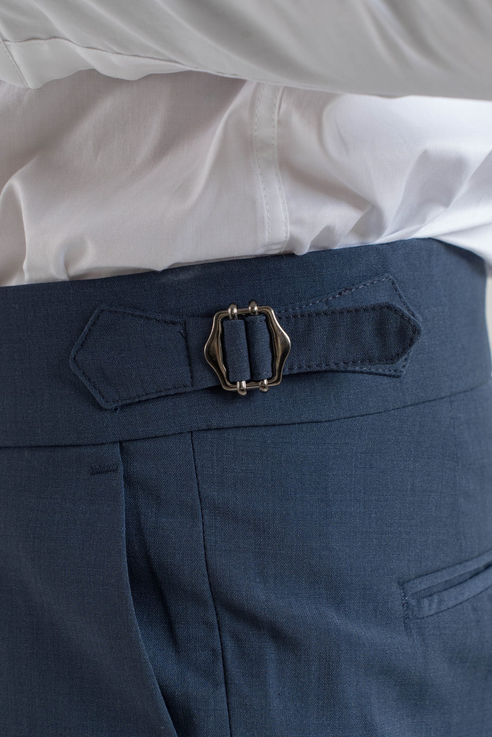 Pantalones bustier redondos índigo de St. Barth