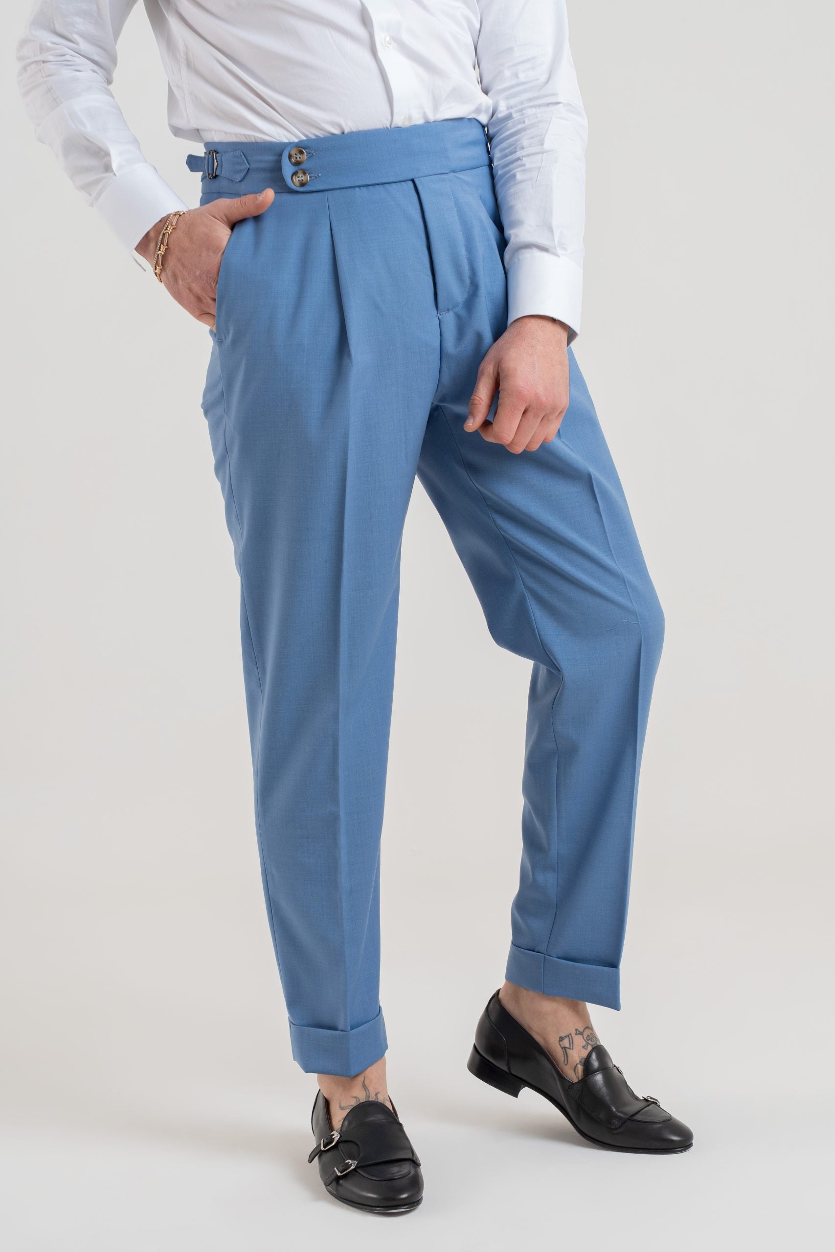 Pantalone con Bustino Tondo Carta da Zucchero Capri