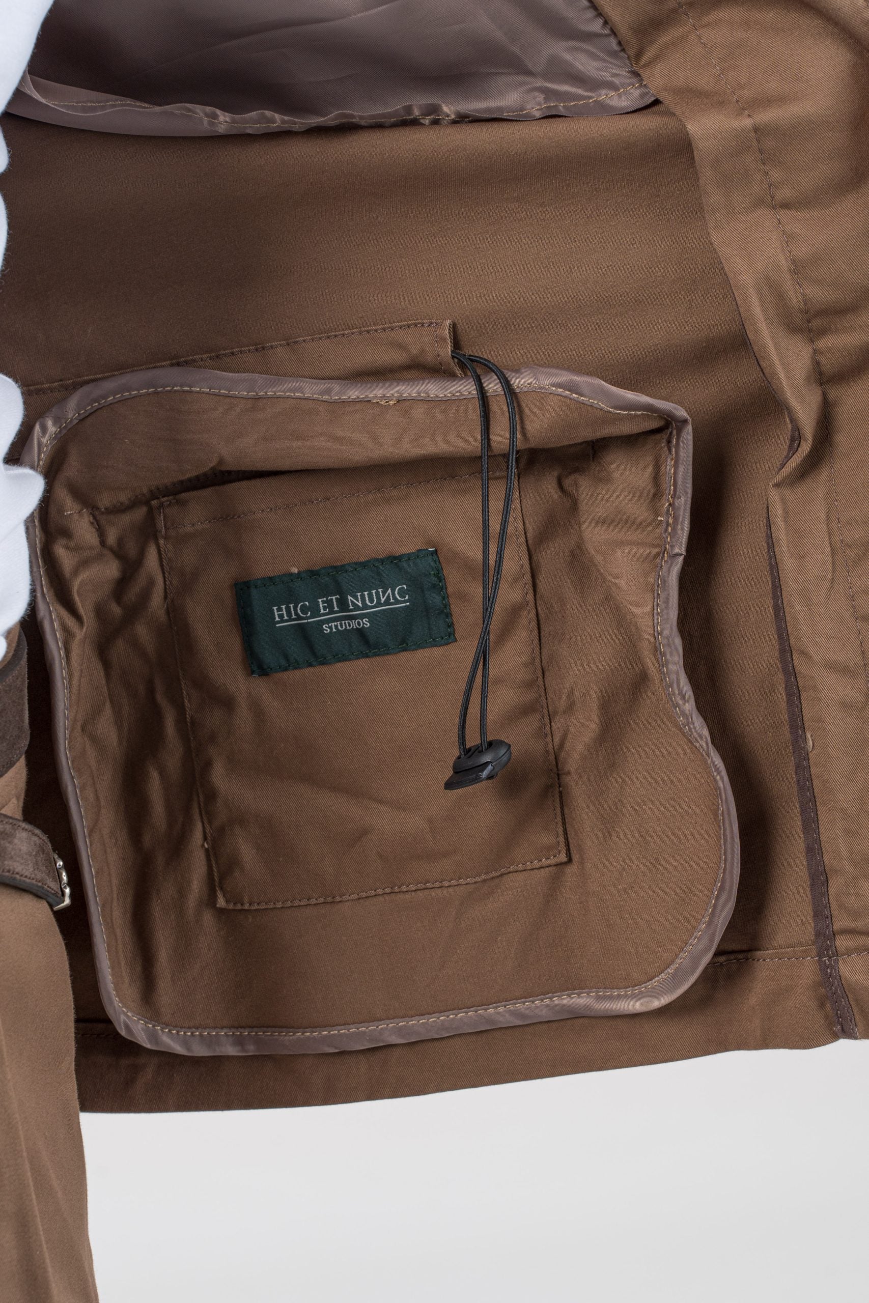 Field Jacket in Cotone Tabacco