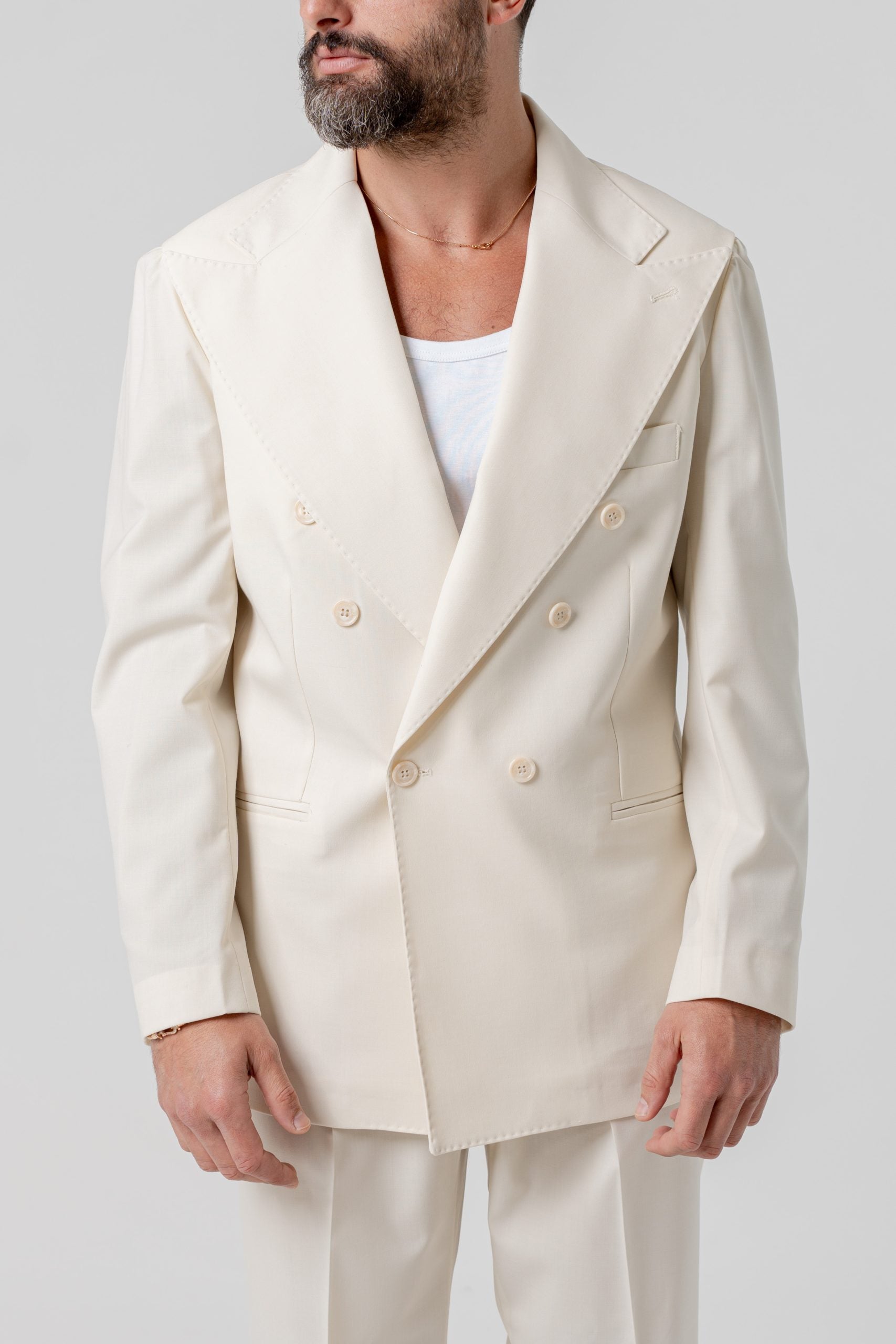 Giacca Jocket Bianco Opaco Mykonos