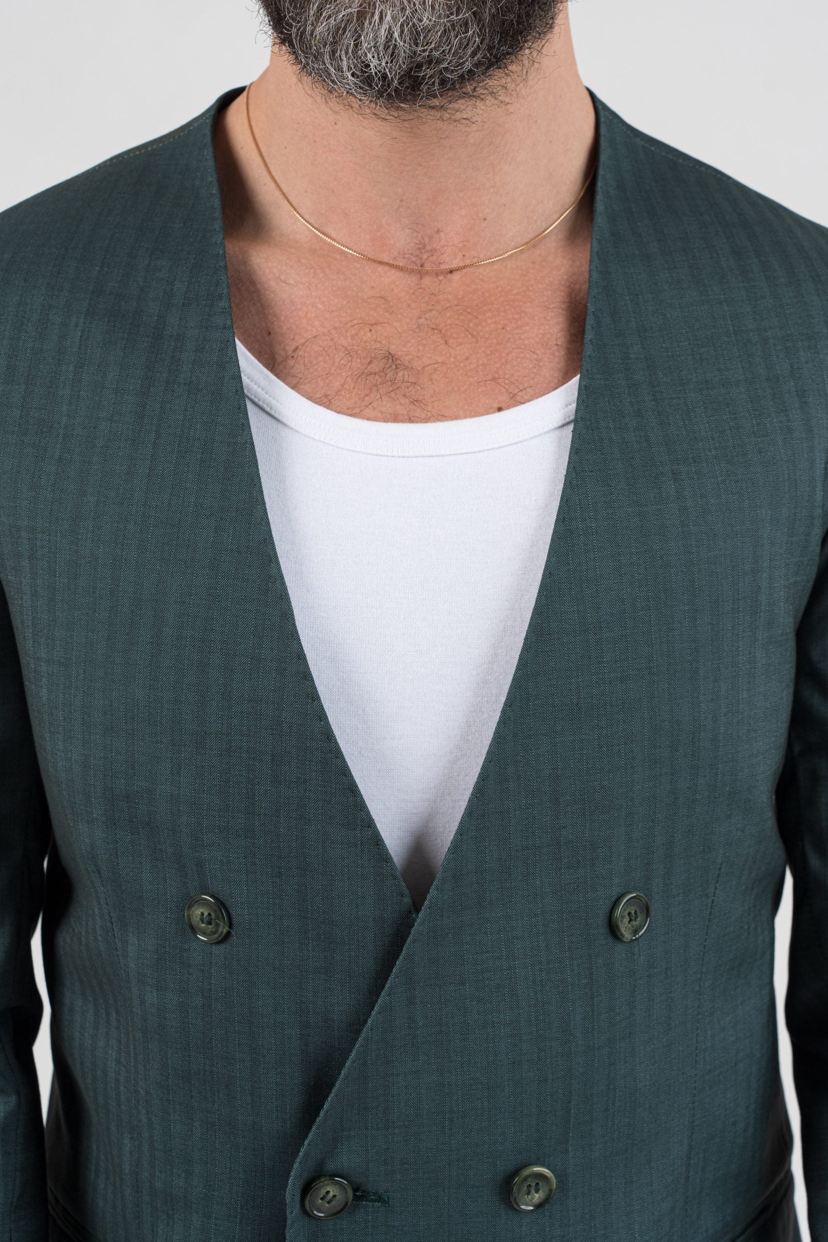Chaqueta verde negra Solaro Saint Tropez