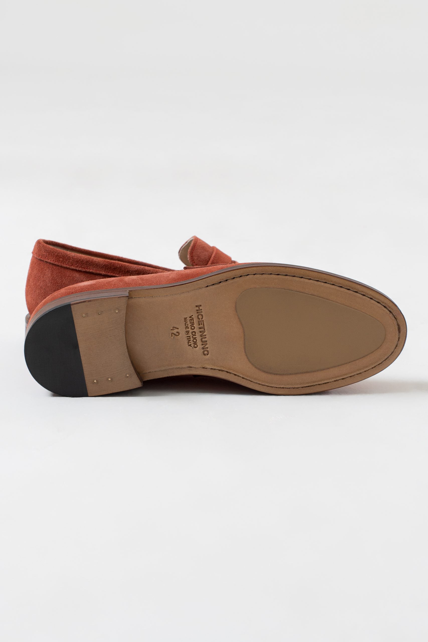 Mocassino College Scamosciato Arancione