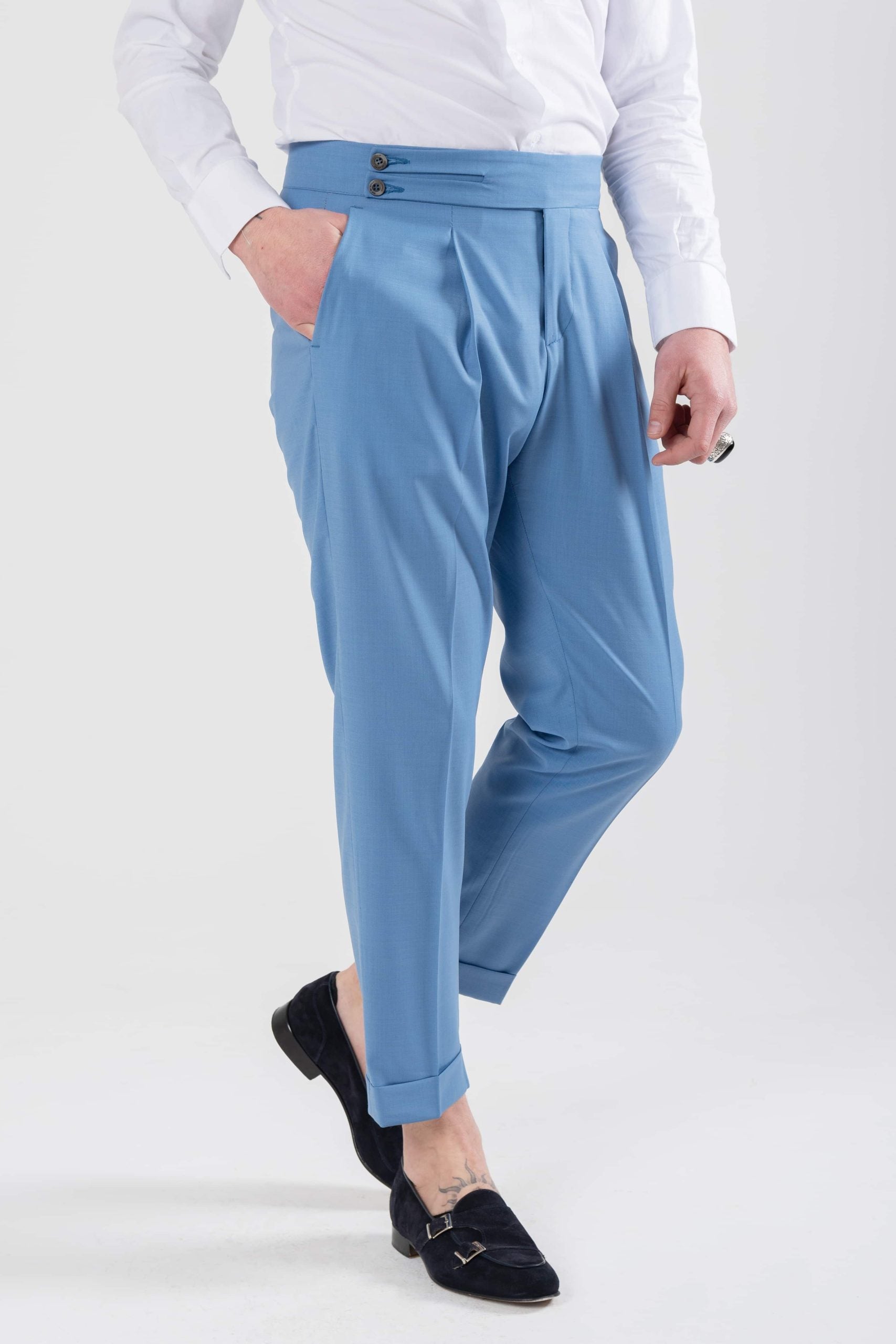 Pantalone Biforcato Carta da Zucchero Capri