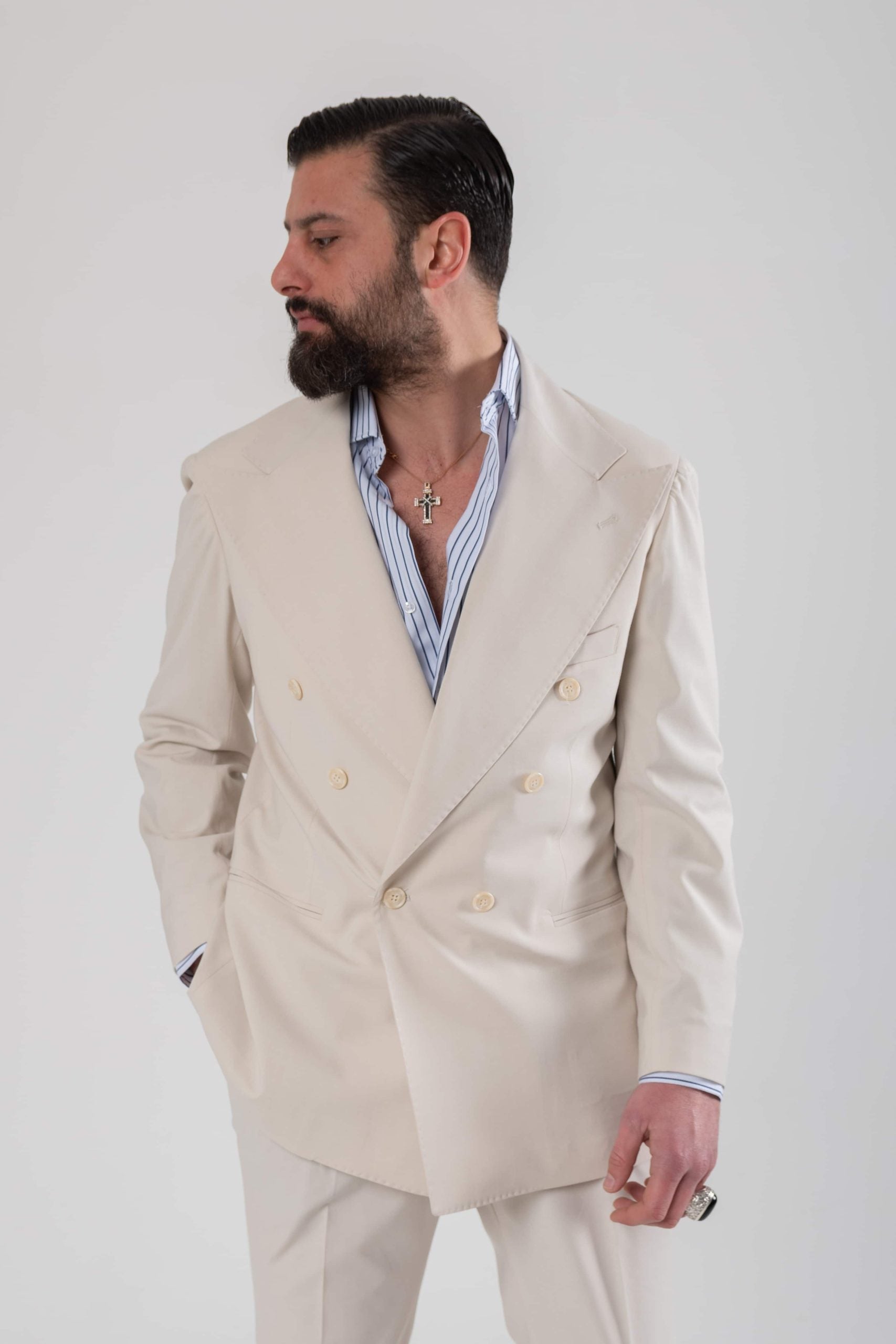 Giacca Jocket Crema Amalfi