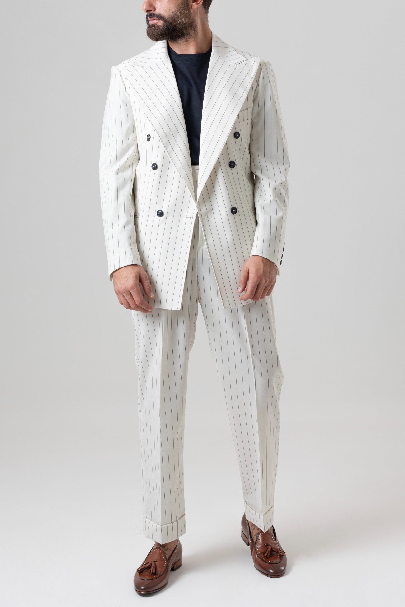 Abito Panna Riga Blu Riviera