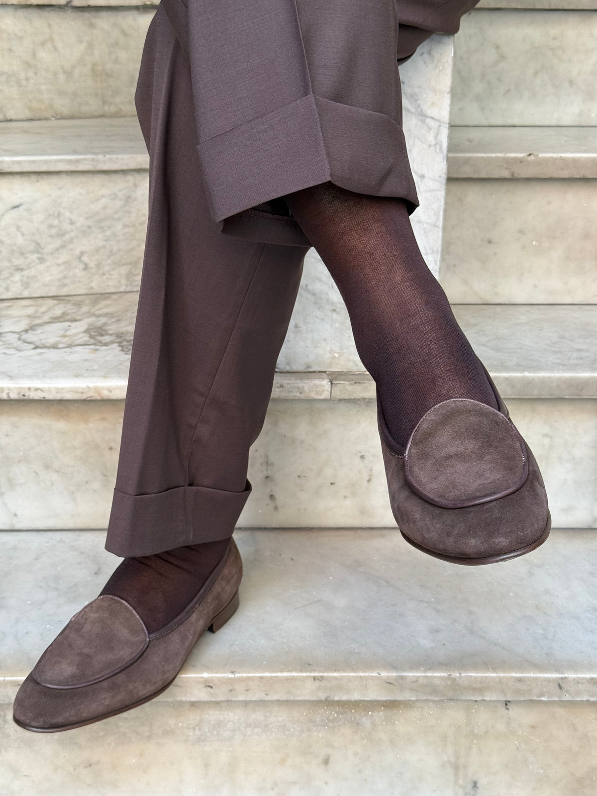 Calza in Filo di Scozia a Moro