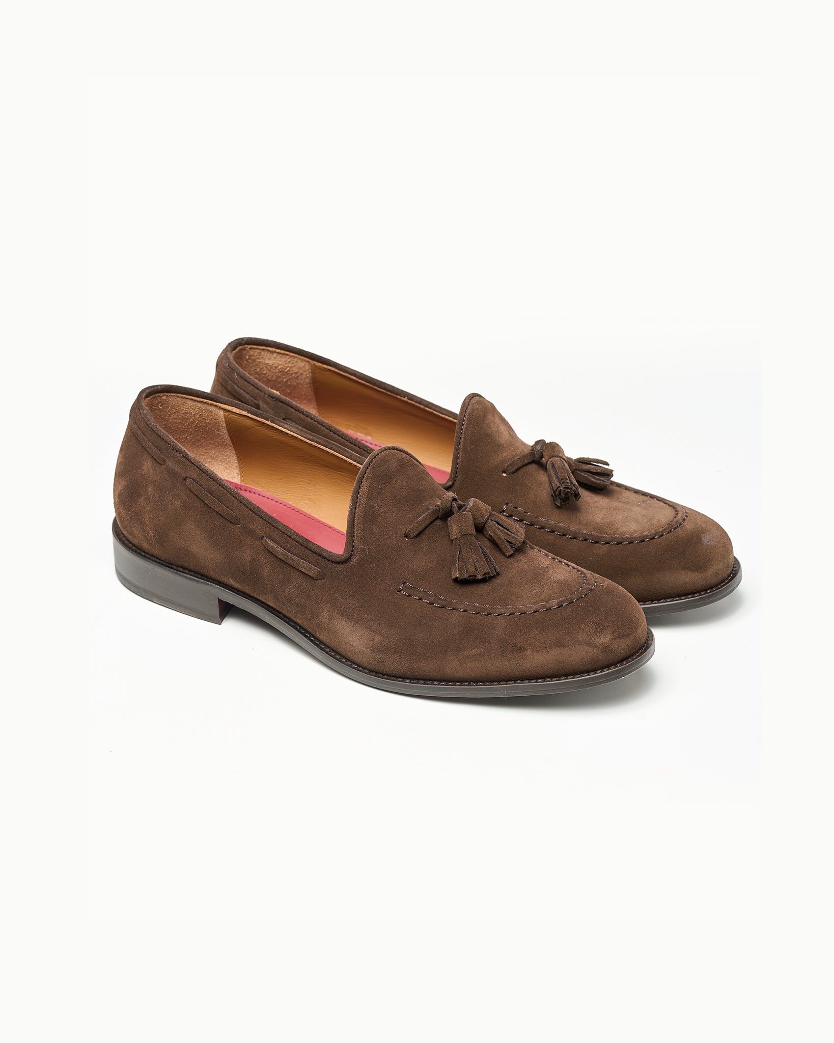 Tassel Loafer Suede Marrone
