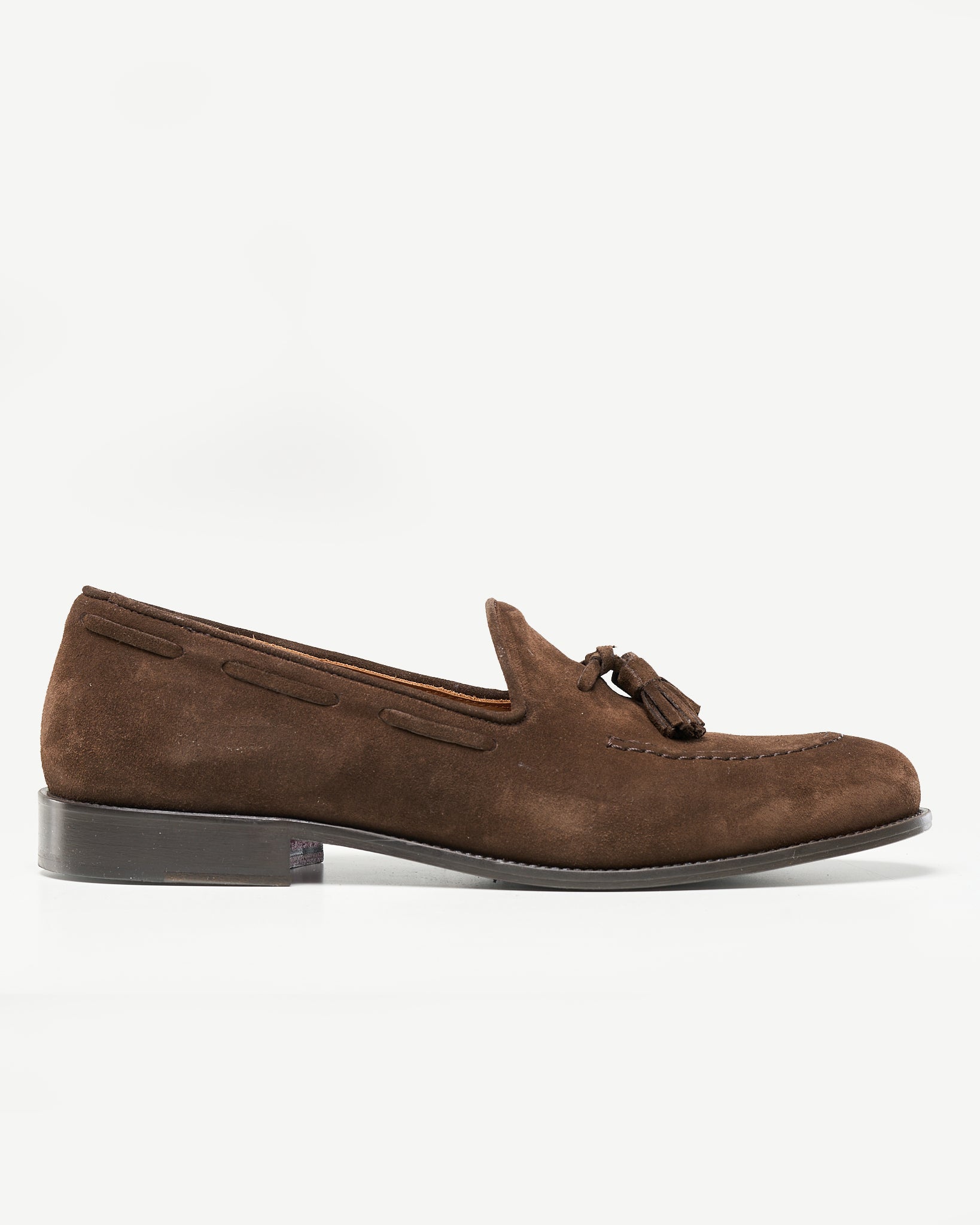 Tassel Loafer Suede Marrone