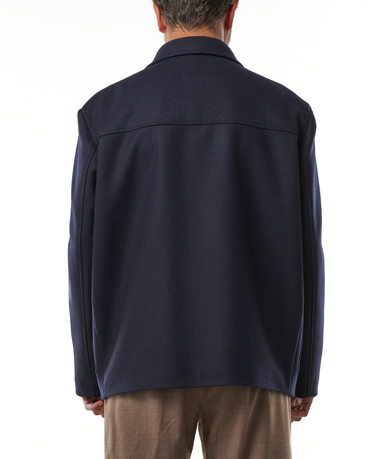 Giacca in Panno Blu