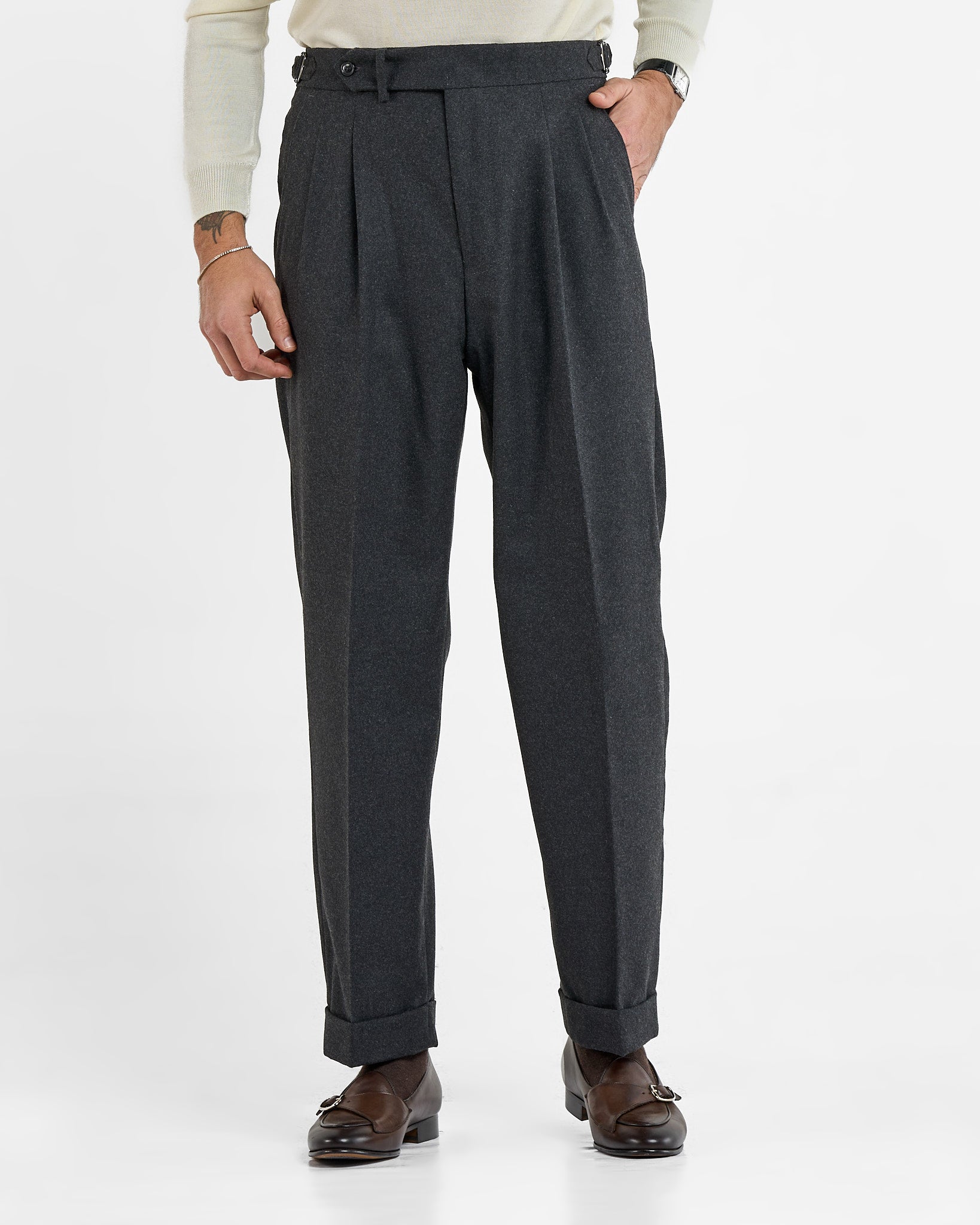 Abito in Flanella Antracite Ortisei