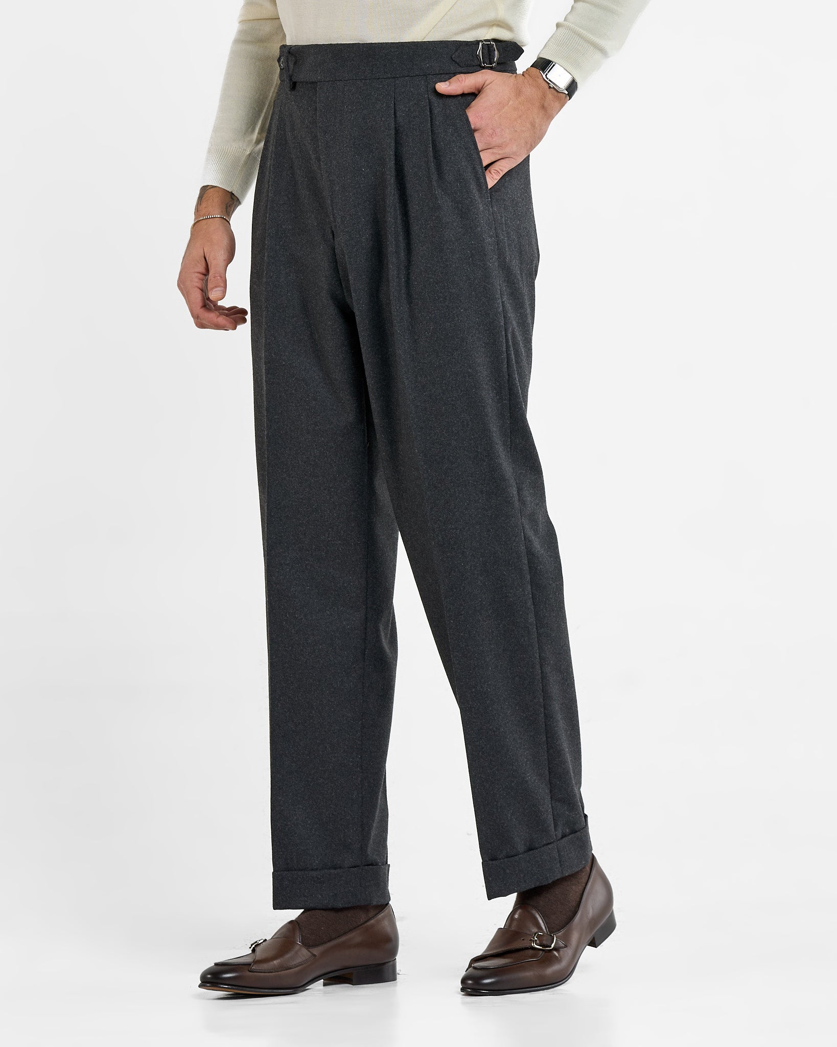 Abito in Flanella Antracite Ortisei