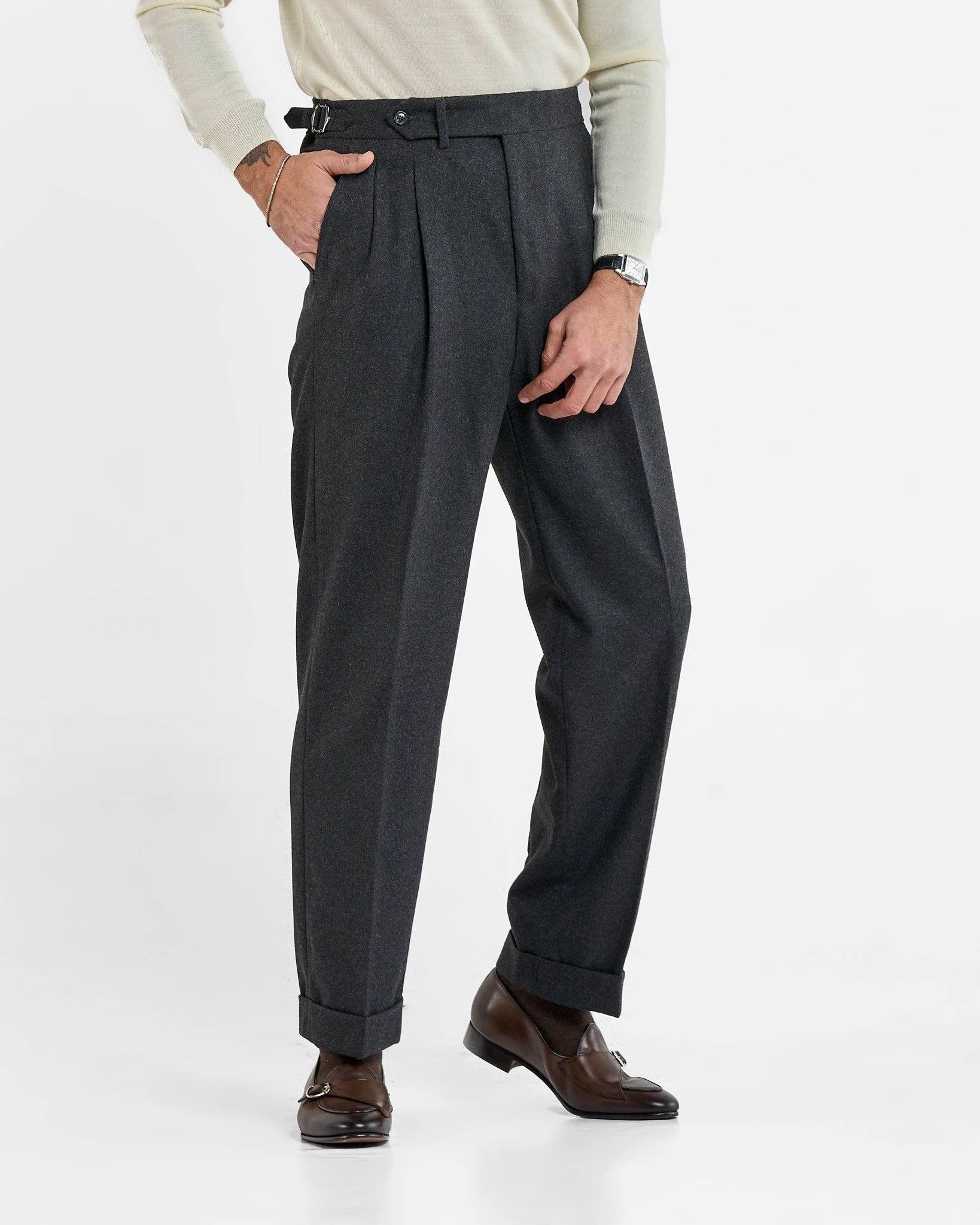 Abito in Flanella Antracite Ortisei