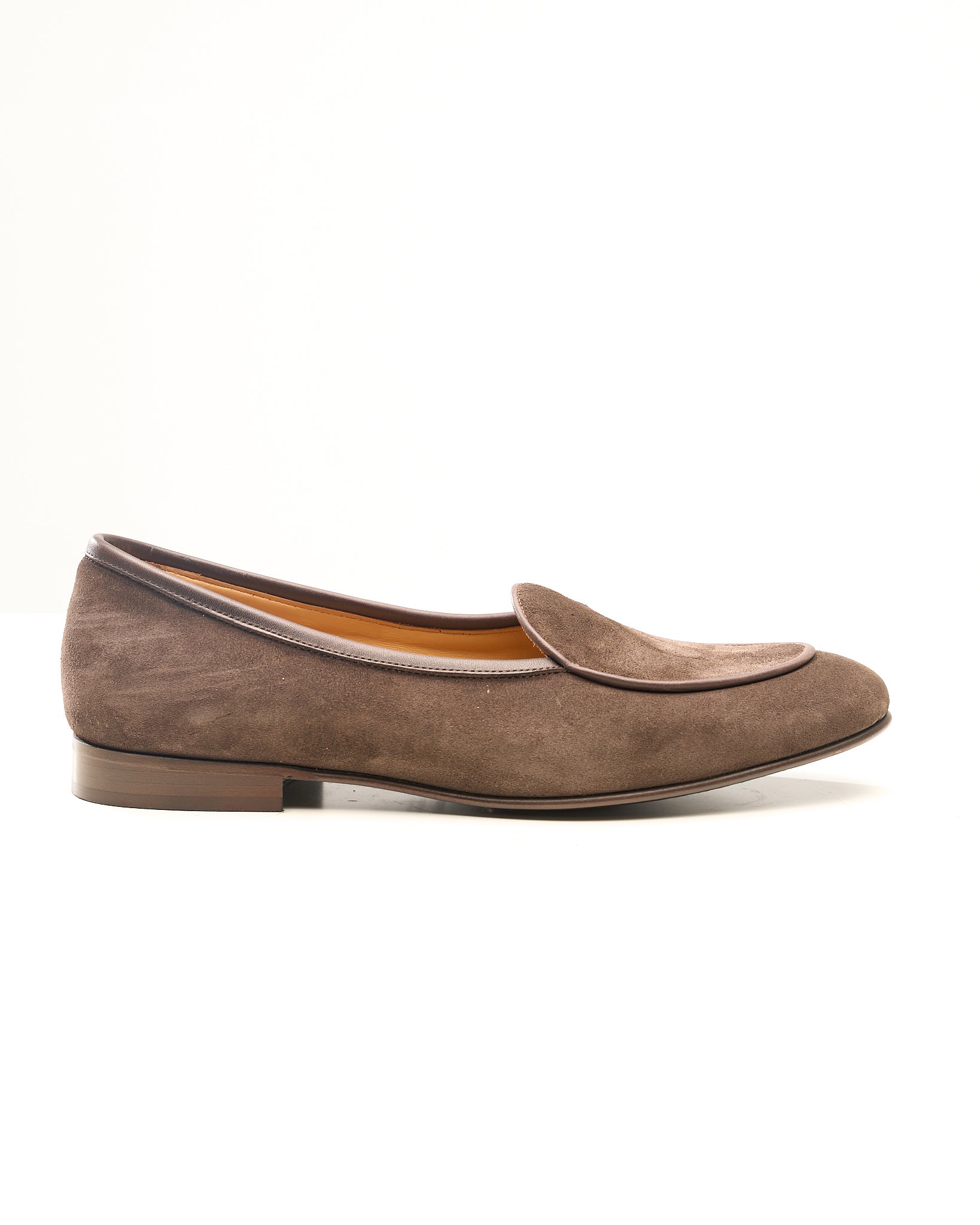 Loafer in Pelle Scamosciata Testa di Moro
