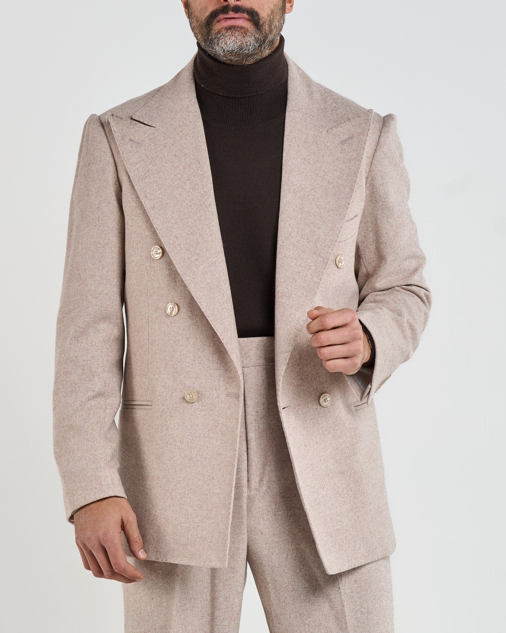 Giacca Jocket in Flanella Rosino Megève