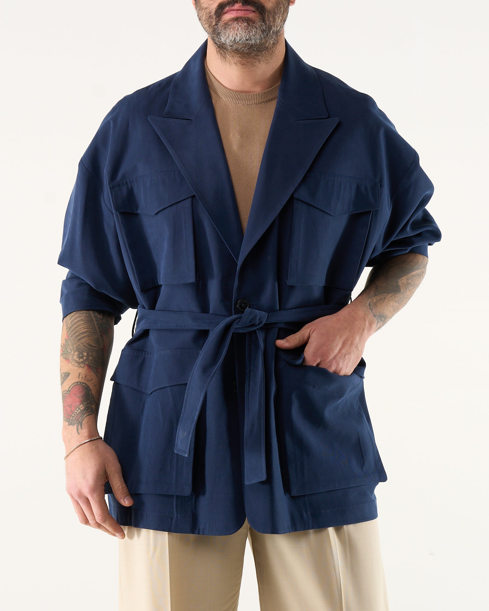 Sahariana con Tasconi Blu