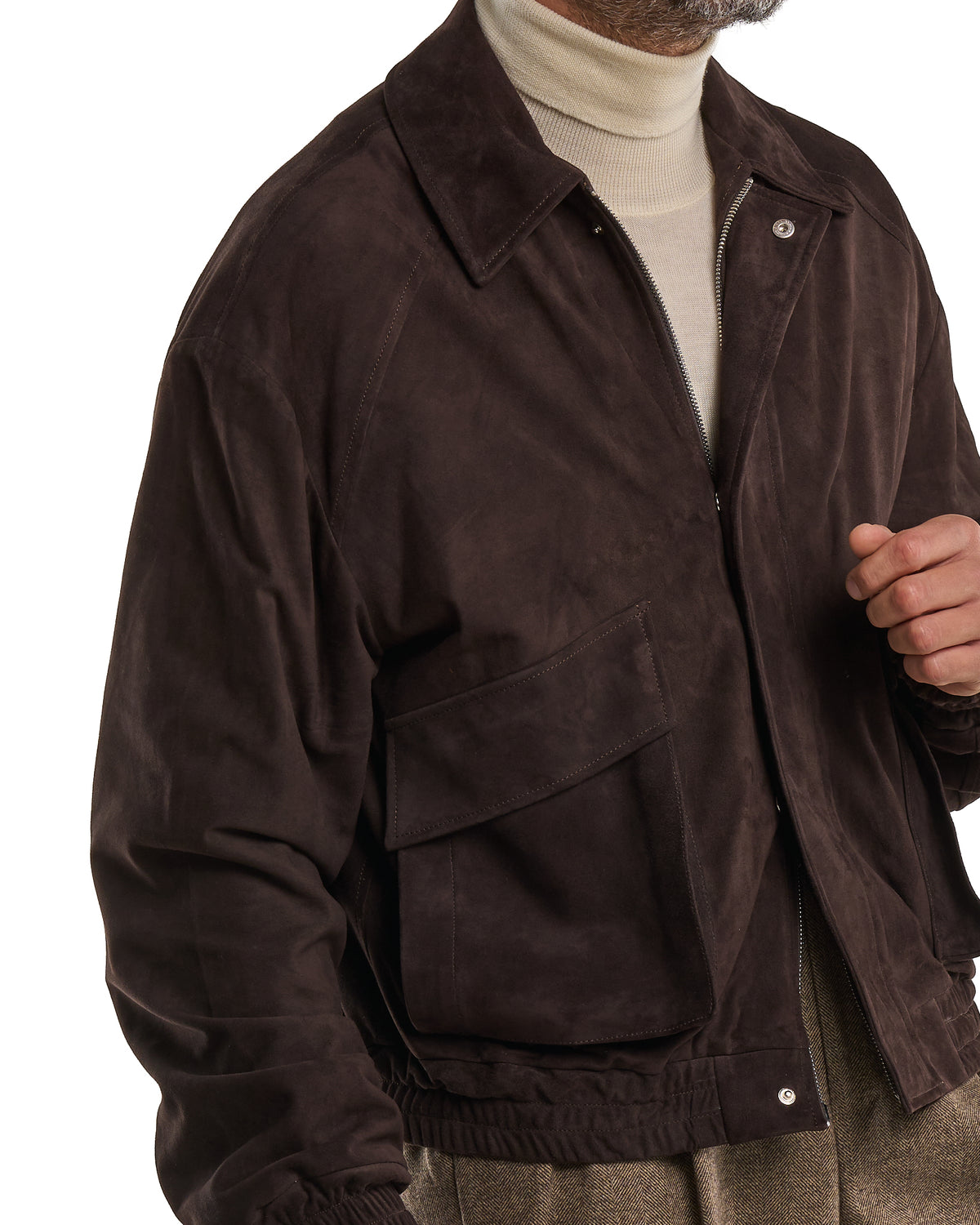 Dark Brown Suede Jacket