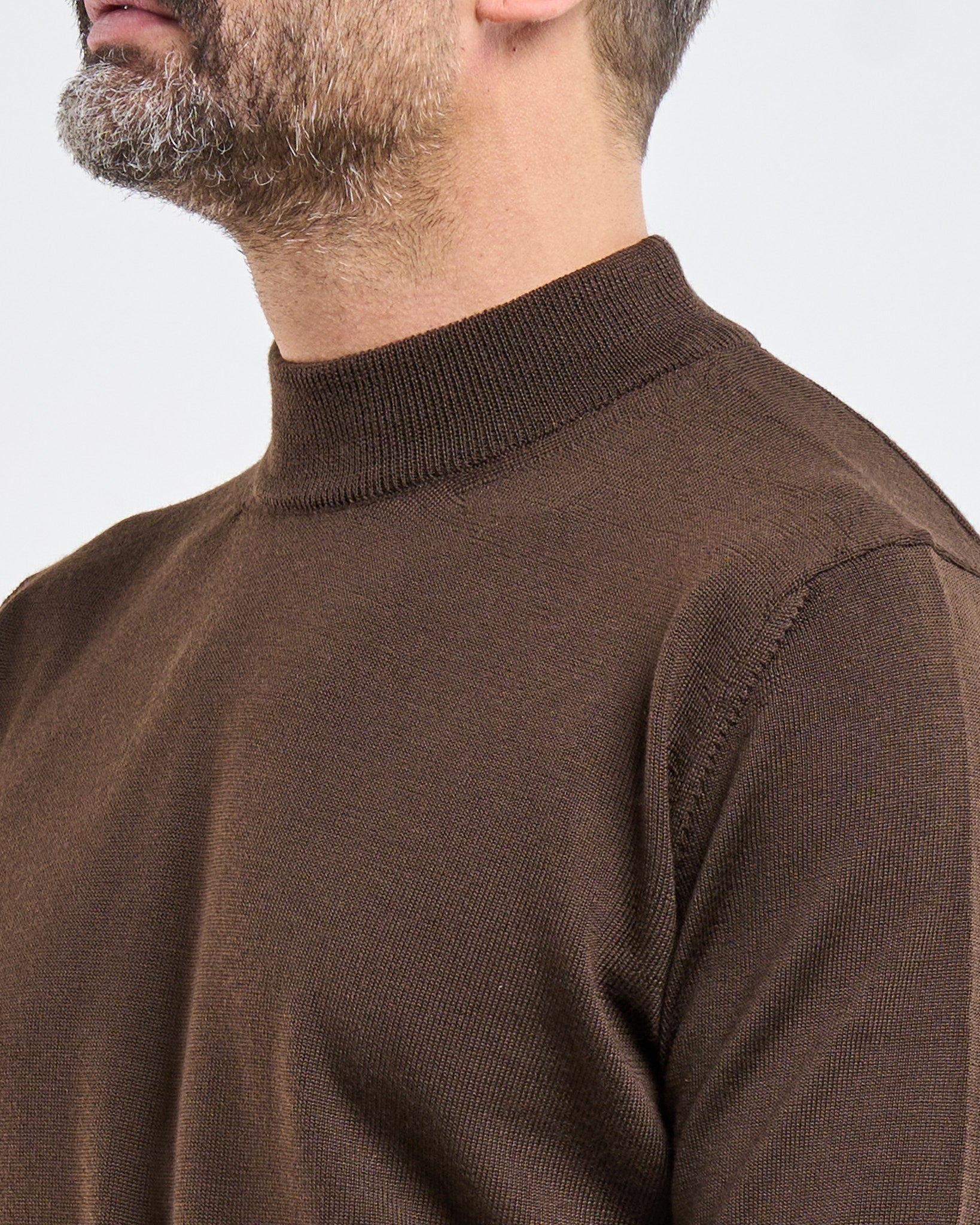 Mezzocollo in 100% Lana Merinos Moro